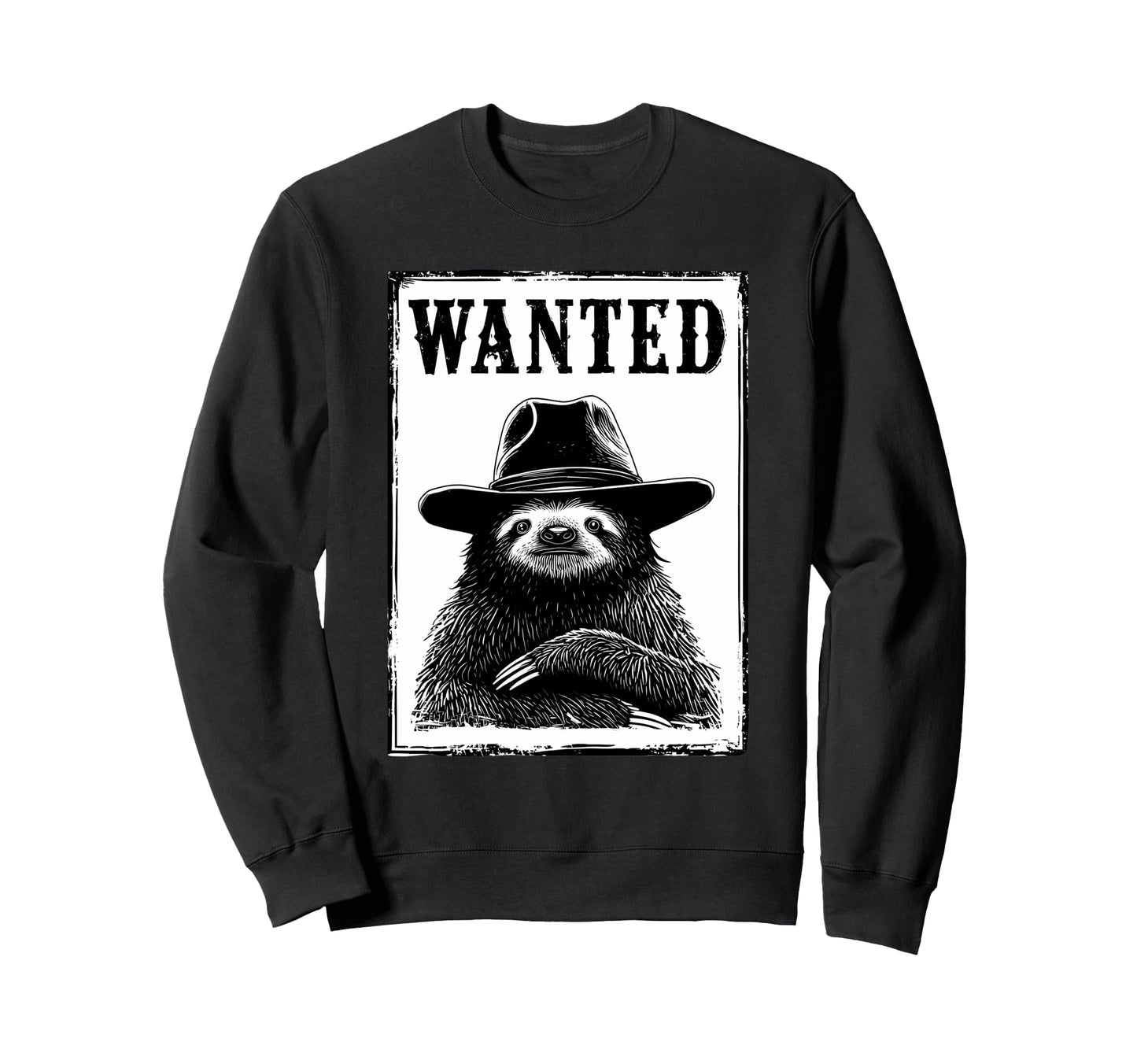 Sloth Cowboy Rodeo Cowgirl Western Sweatshirt - Minimalist Print Men Women - T-Shirt, Sweatshirt, Hoodie