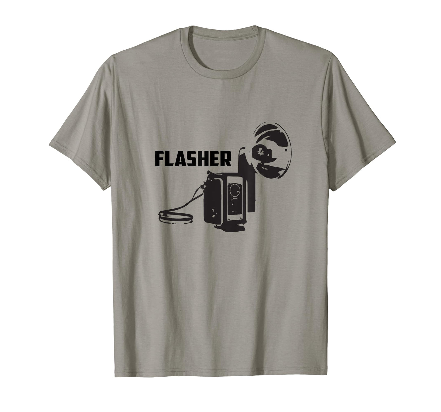 Photographer Flasher Film Anologue Camera T-Shirt - Trendy Graphic Unisex - T-Shirt, Sweatshirt, Hoodie
