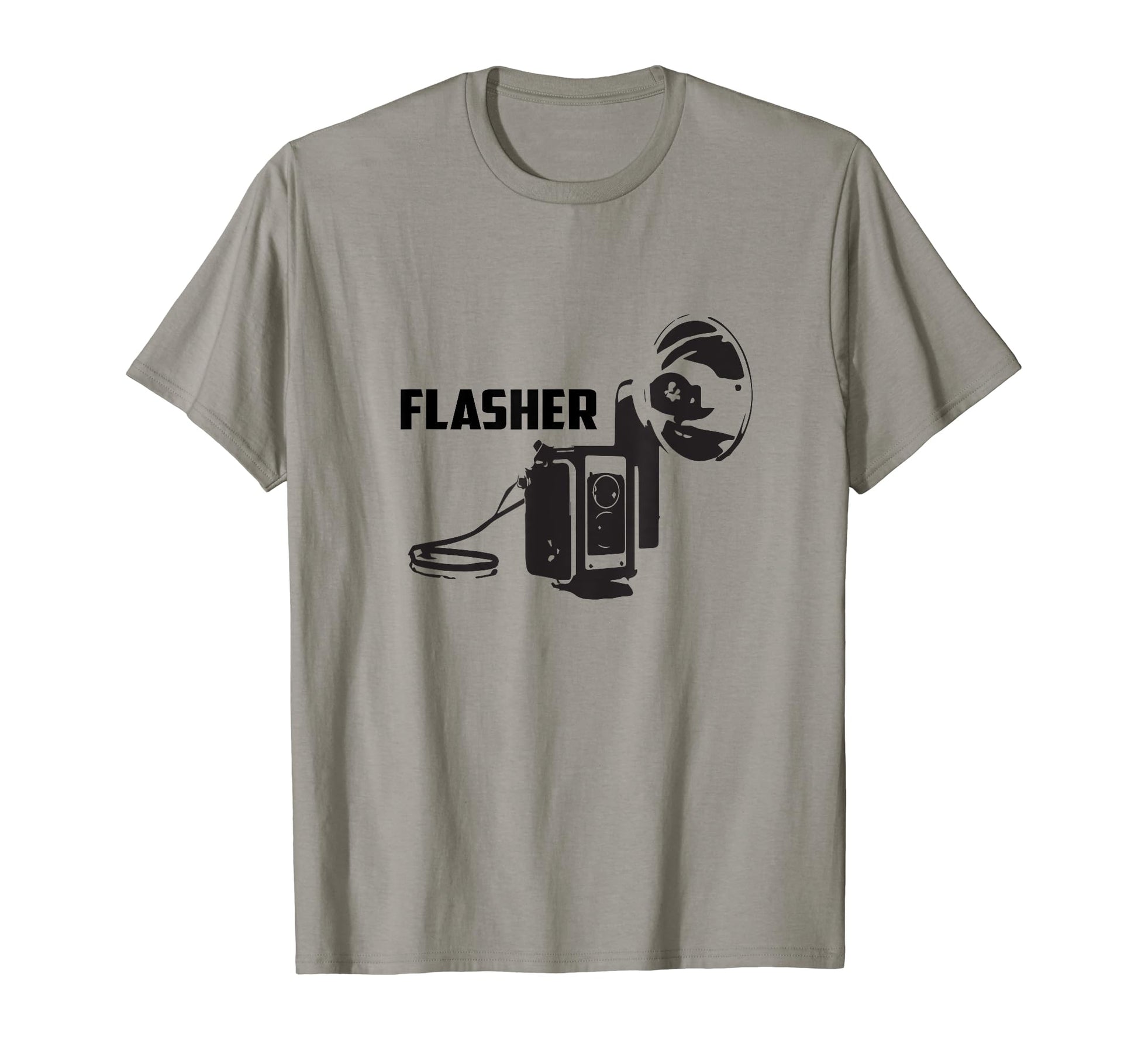 Photographer Flasher Film Anologue Camera T-Shirt - Trendy Graphic Unisex - T-Shirt, Sweatshirt, Hoodie