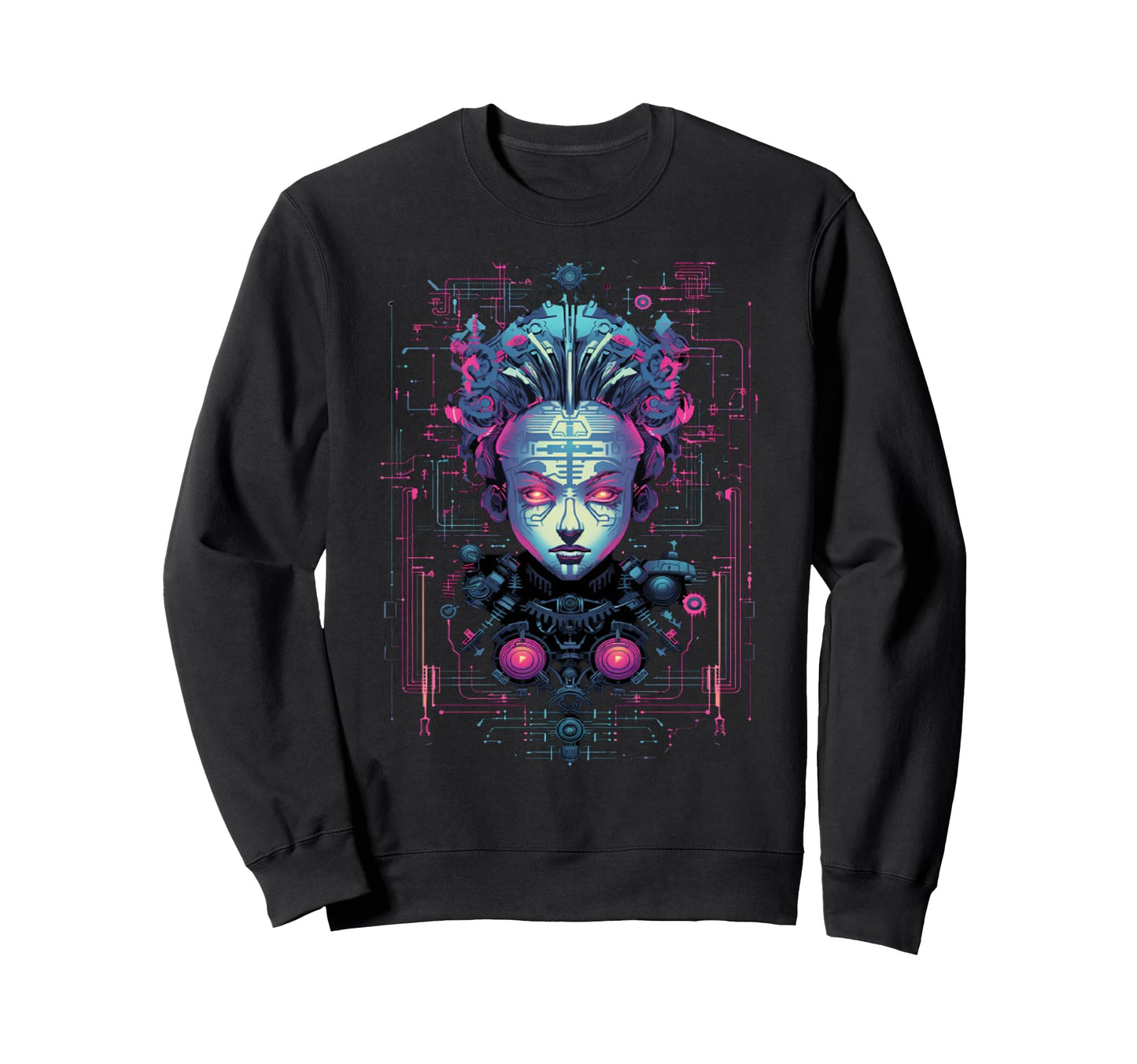 Vaporwave Aesthetics Psychedelic Sweatshirt - Unique Graphic for Adults - T-Shirt, Sweatshirt, Hoodie
