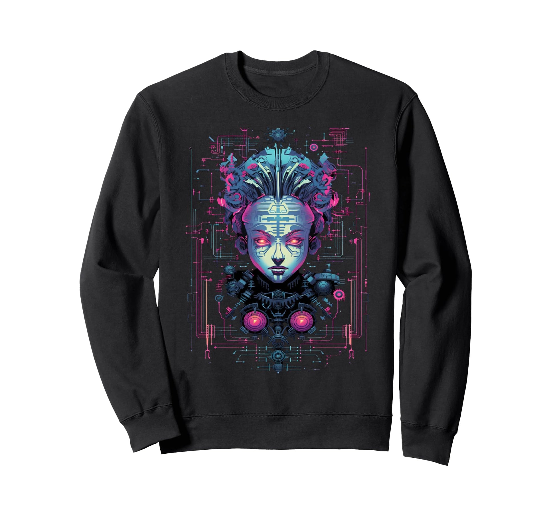 Vaporwave Aesthetics Psychedelic Sweatshirt - Unique Graphic for Adults - T-Shirt, Sweatshirt, Hoodie