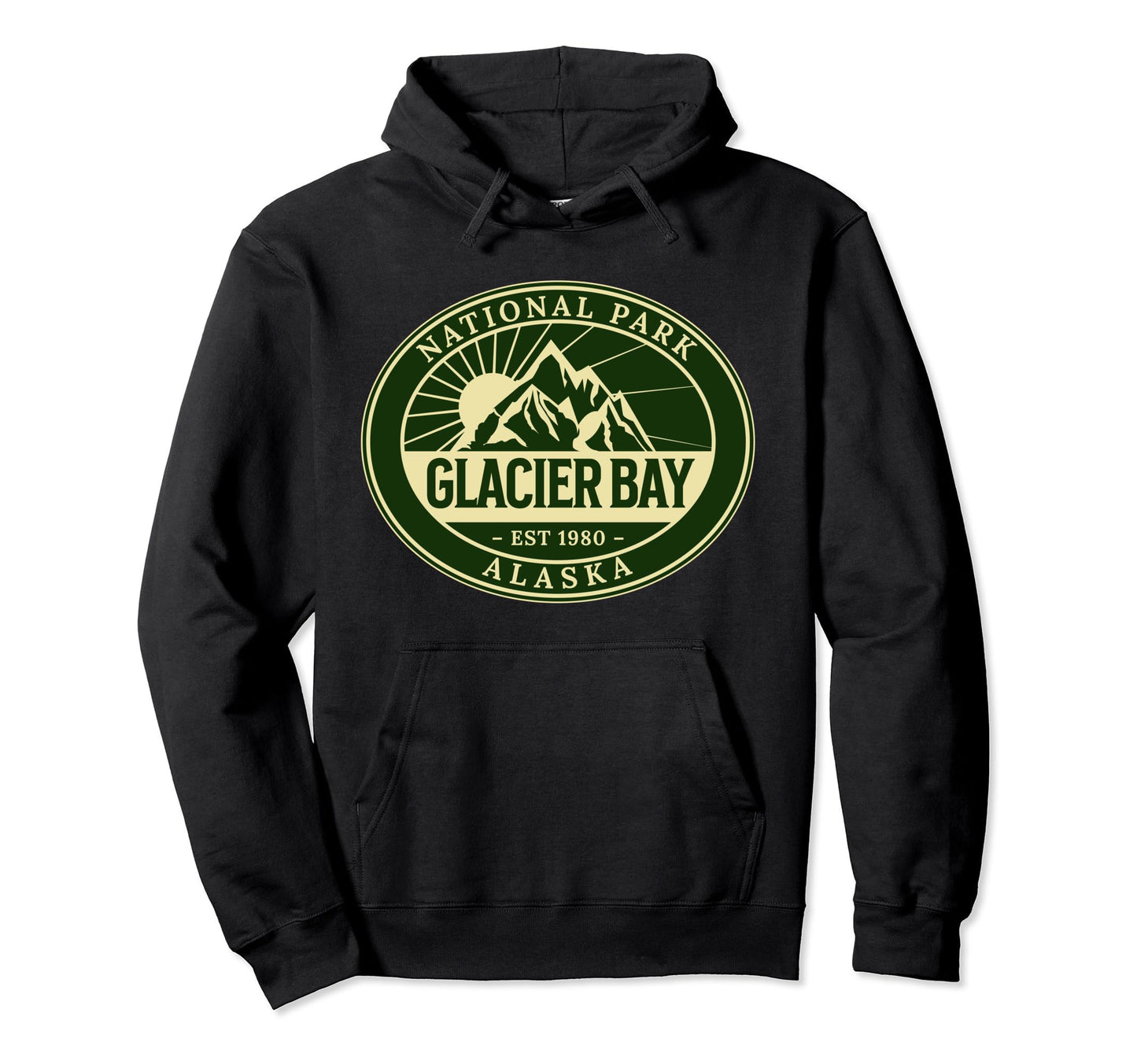 Glacier Bay National Park Alaska Hike Hoodie - Trendy Graphic Men Women - T-Shirt, Sweatshirt, Hoodie