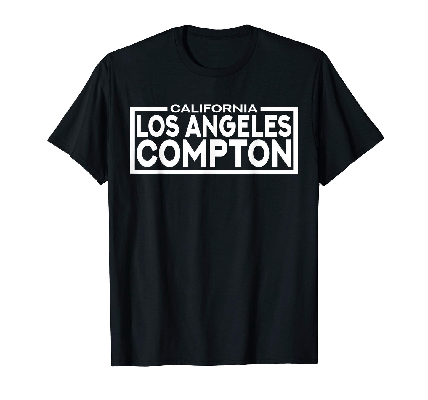 Los Angeles Compton California Typography T-Shirt - Minimalist Print Unisex - T-Shirt, Sweatshirt, Hoodie