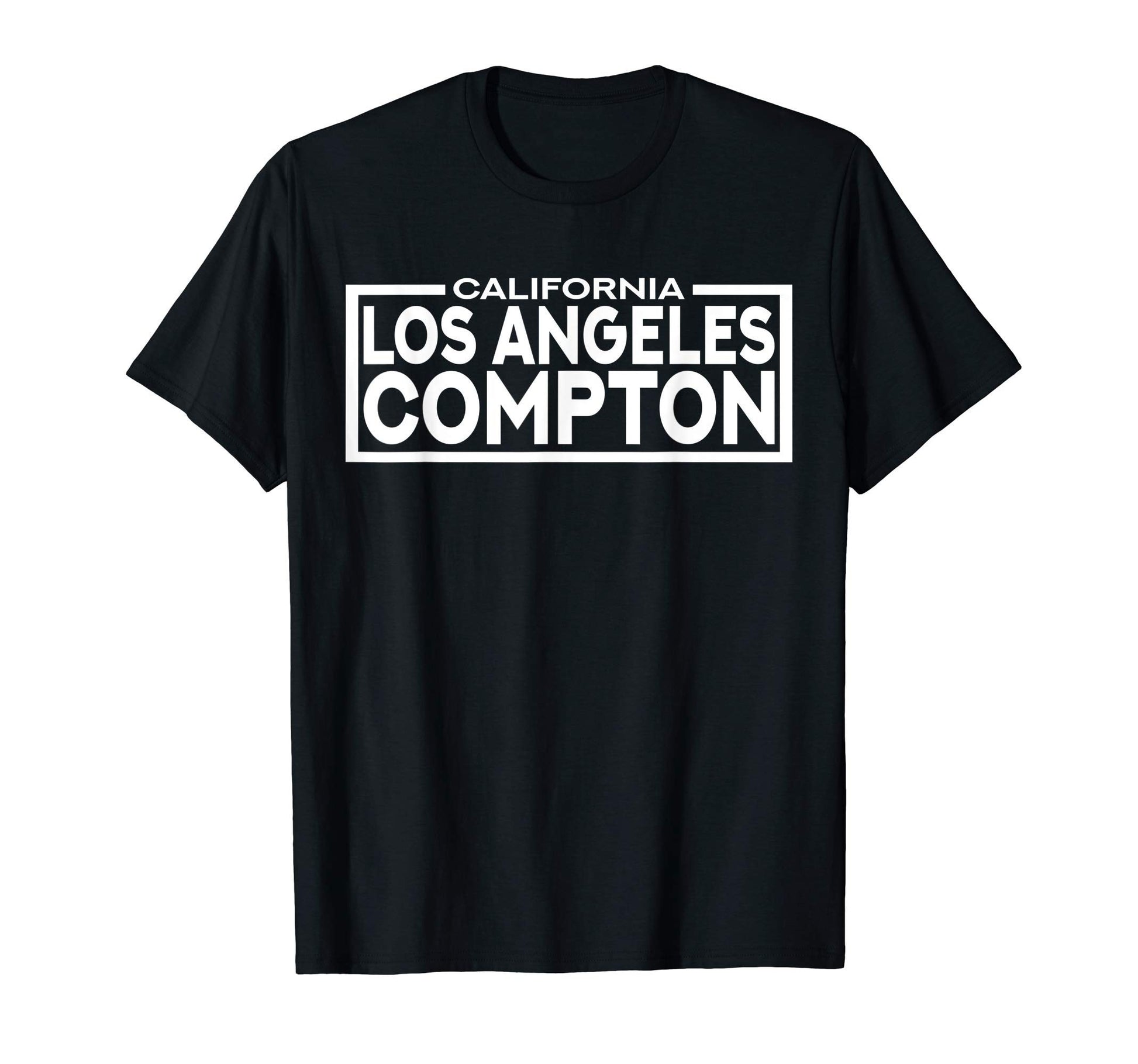 Los Angeles Compton California Typography T-Shirt - Minimalist Print Unisex - T-Shirt, Sweatshirt, Hoodie