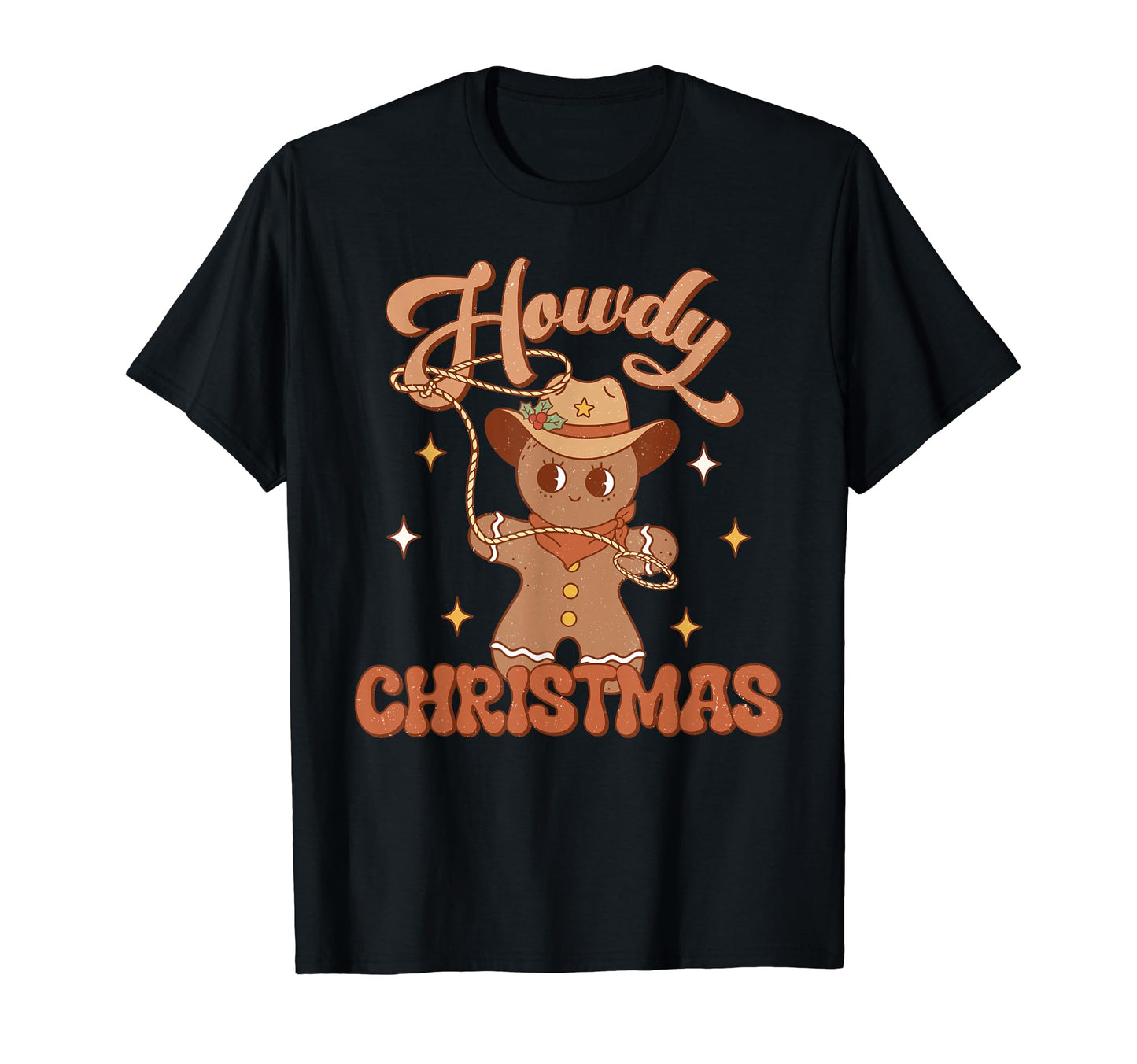 Gingerbread Howdy Funny Western T-Shirt - Casual Everyday Wear for Adults - T-Shirt, Sweatshirt, Hoodie