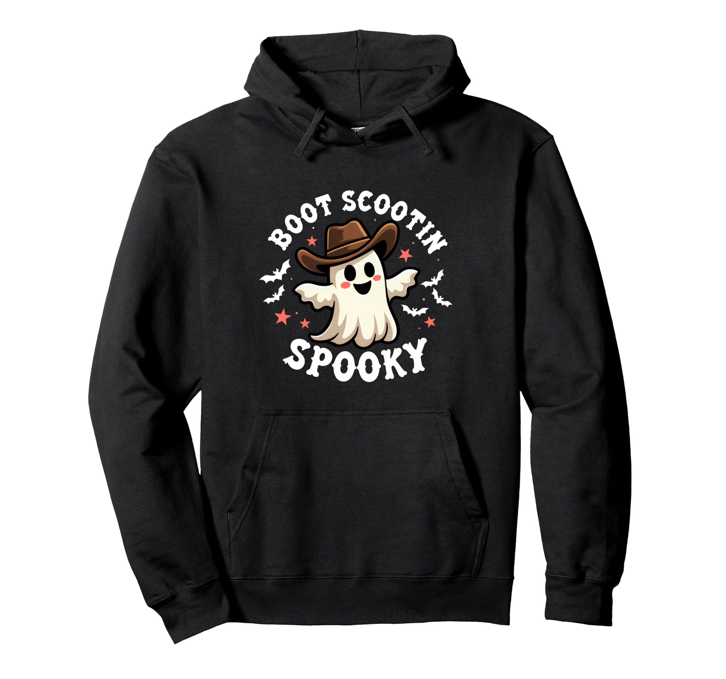 Boot Scootin Spooky Western Funny Hoodie - Trendy Graphic for Adults - T-Shirt, Sweatshirt, Hoodie