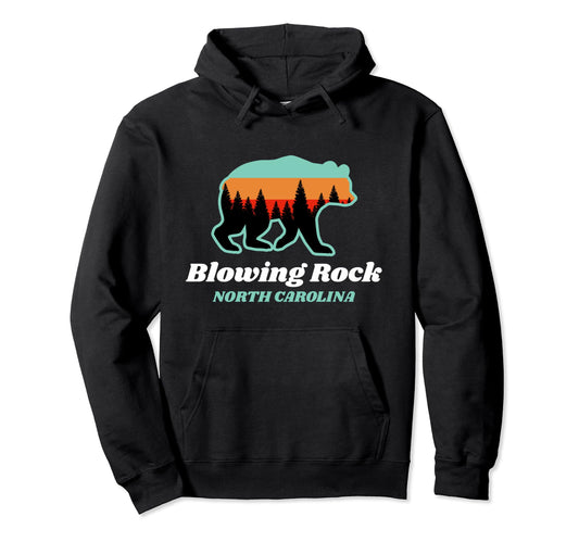 Blowing Rock Mountains Forest National Hoodie - Streetwear Style Men Women - T-Shirt, Sweatshirt, Hoodie
