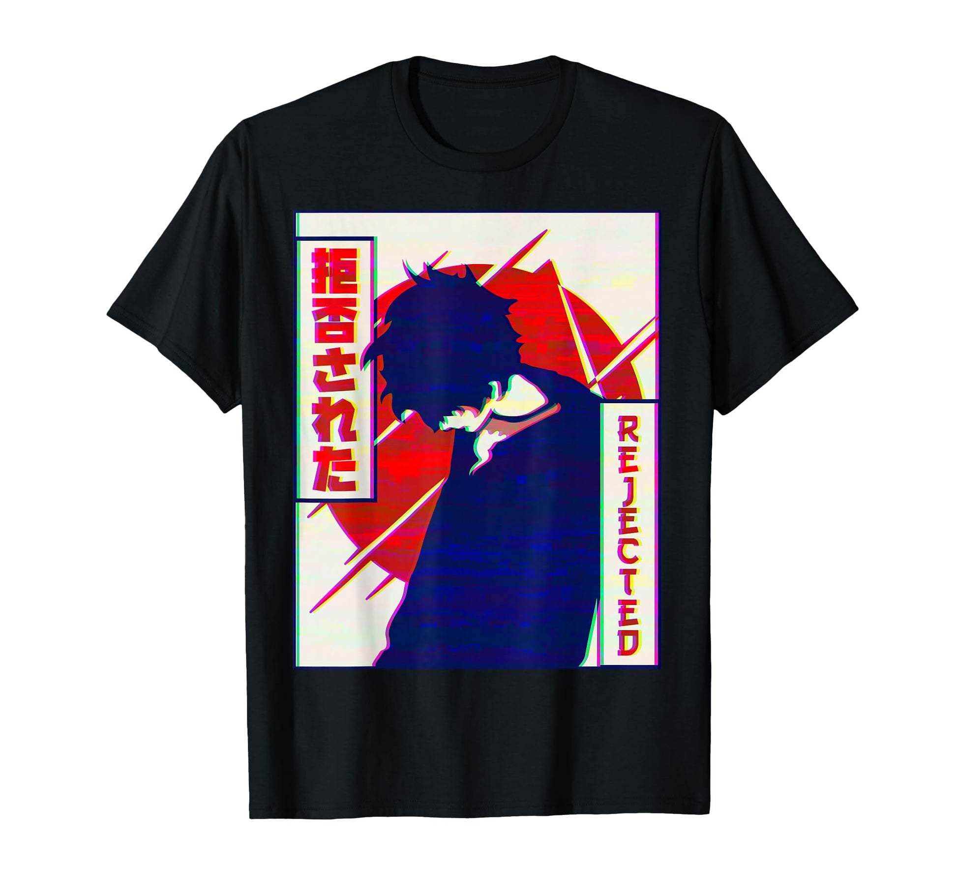 Emo Anime Japanese Vaporwave T-Shirt - Streetwear Style for Adults - T-Shirt, Sweatshirt, Hoodie