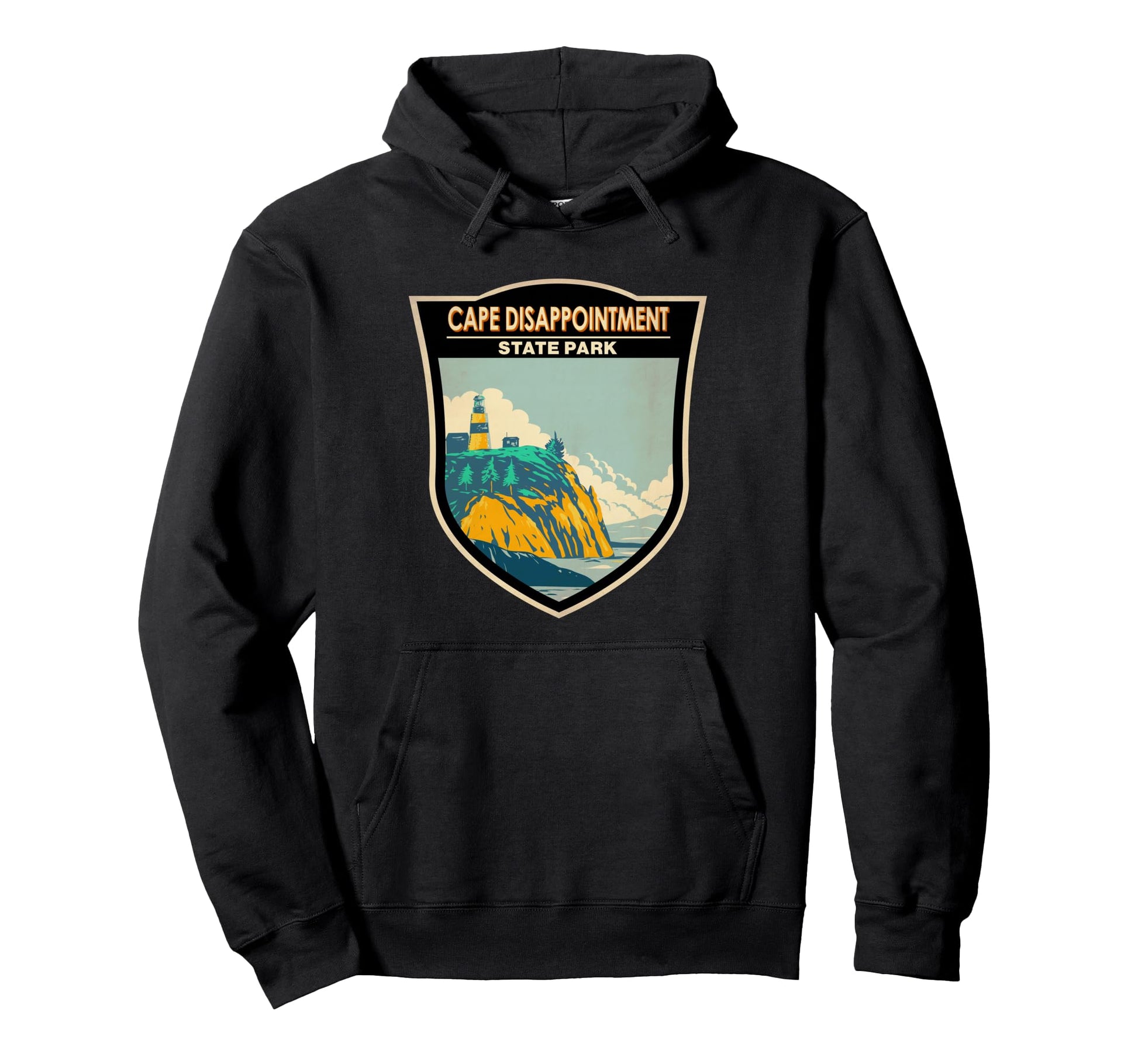 Cape Disappointment State Park Hoodie - Unique Graphic Men Women - T-Shirt, Sweatshirt, Hoodie