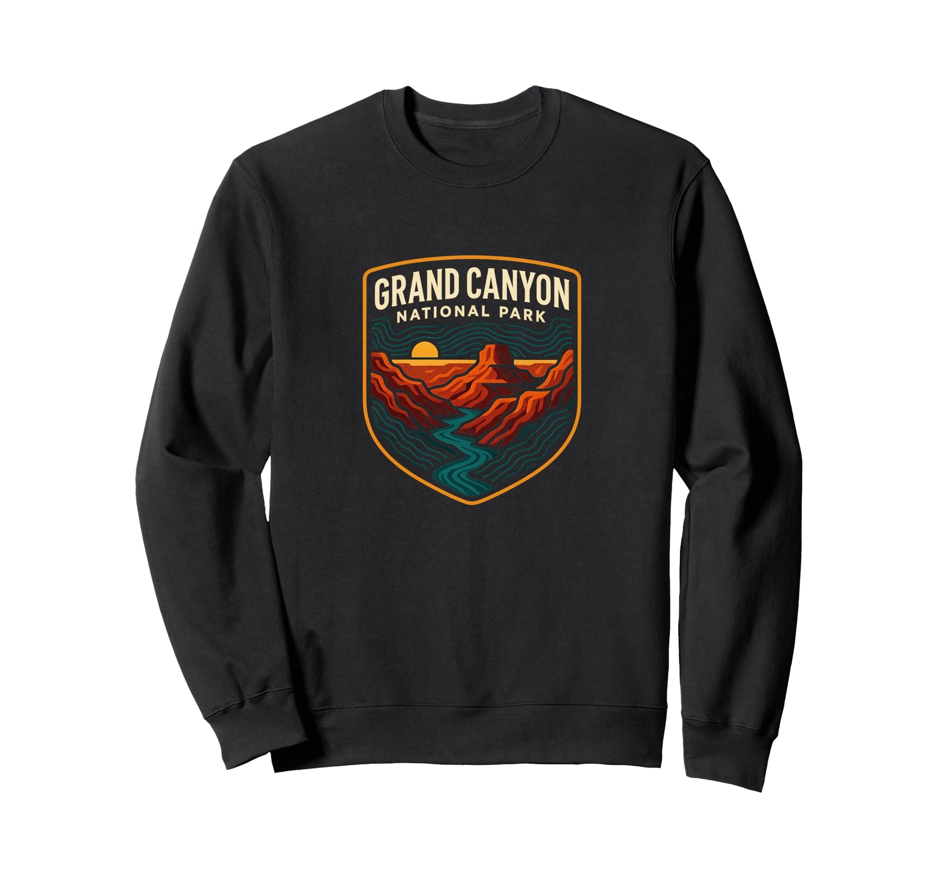 Grand Canyon National Park Badge Sweatshirt - Streetwear Style Unisex - T-Shirt, Sweatshirt, Hoodie
