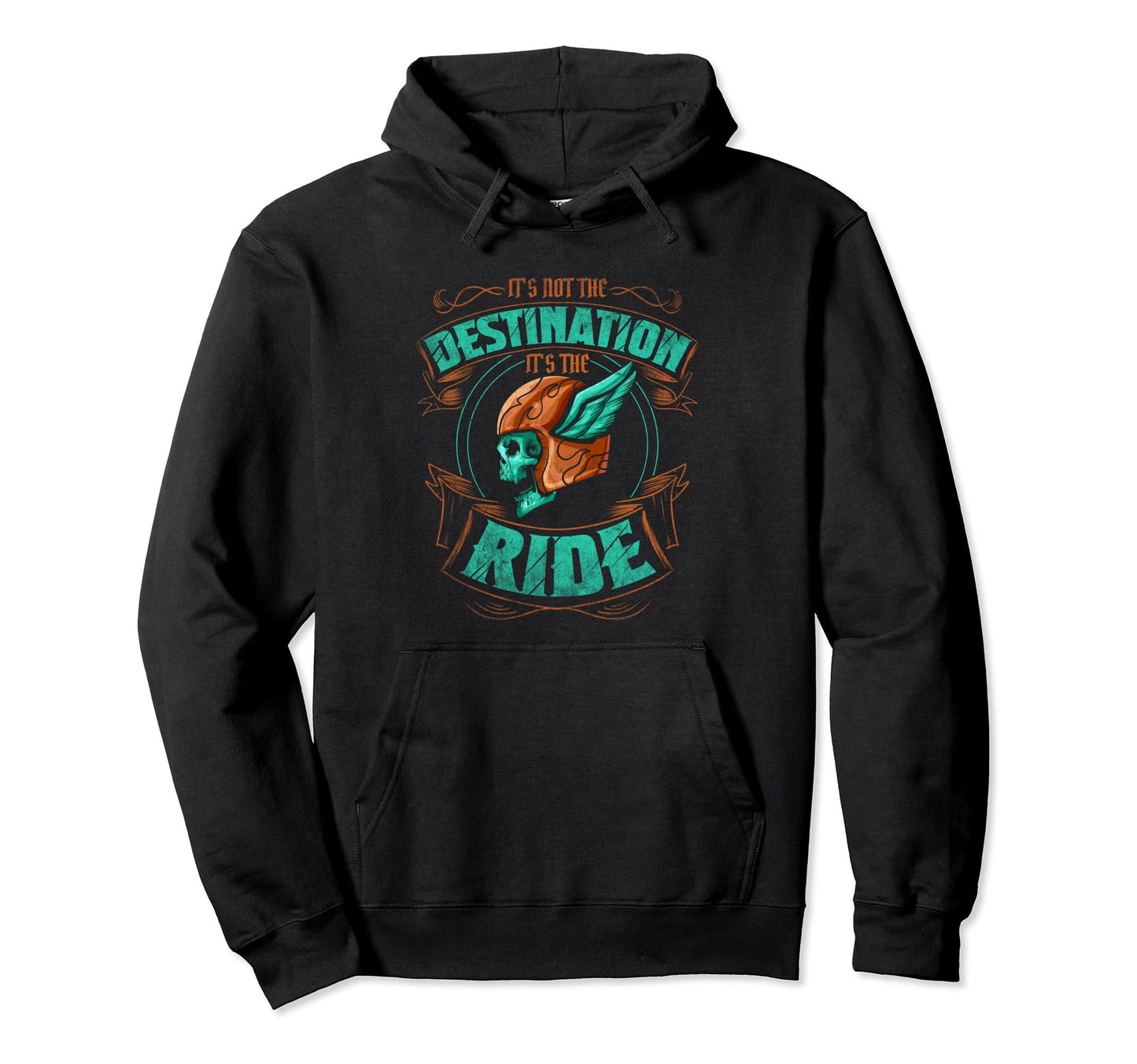 Its Not Destination Its Ride Motorcycle Hoodie - Streetwear Style Men Women - T-Shirt, Sweatshirt, Hoodie