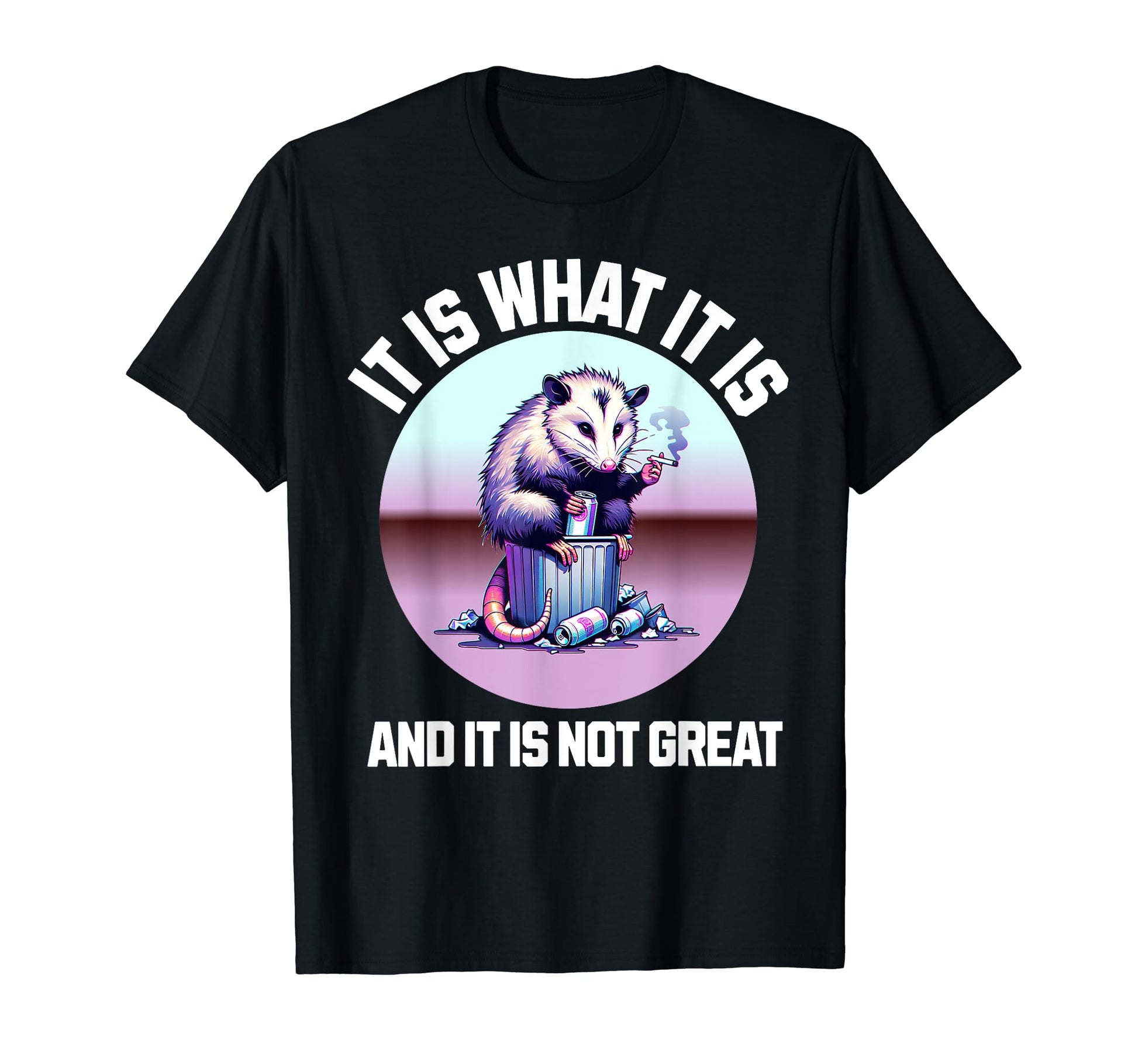 Funny Possum Meme Pastel Vaporwave T-Shirt - Trendy Graphic Unisex - T-Shirt, Sweatshirt, Hoodie