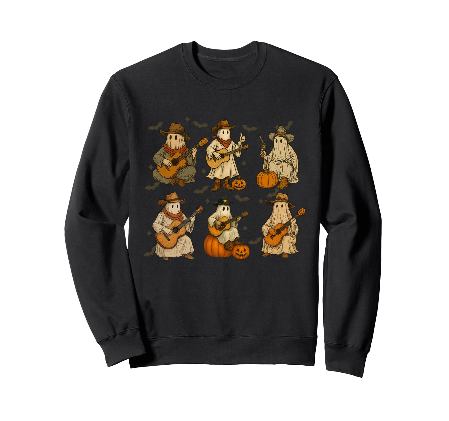 Western Ghost Halloween Country Sweatshirt - Fun Novelty Design for Adults - T-Shirt, Sweatshirt, Hoodie