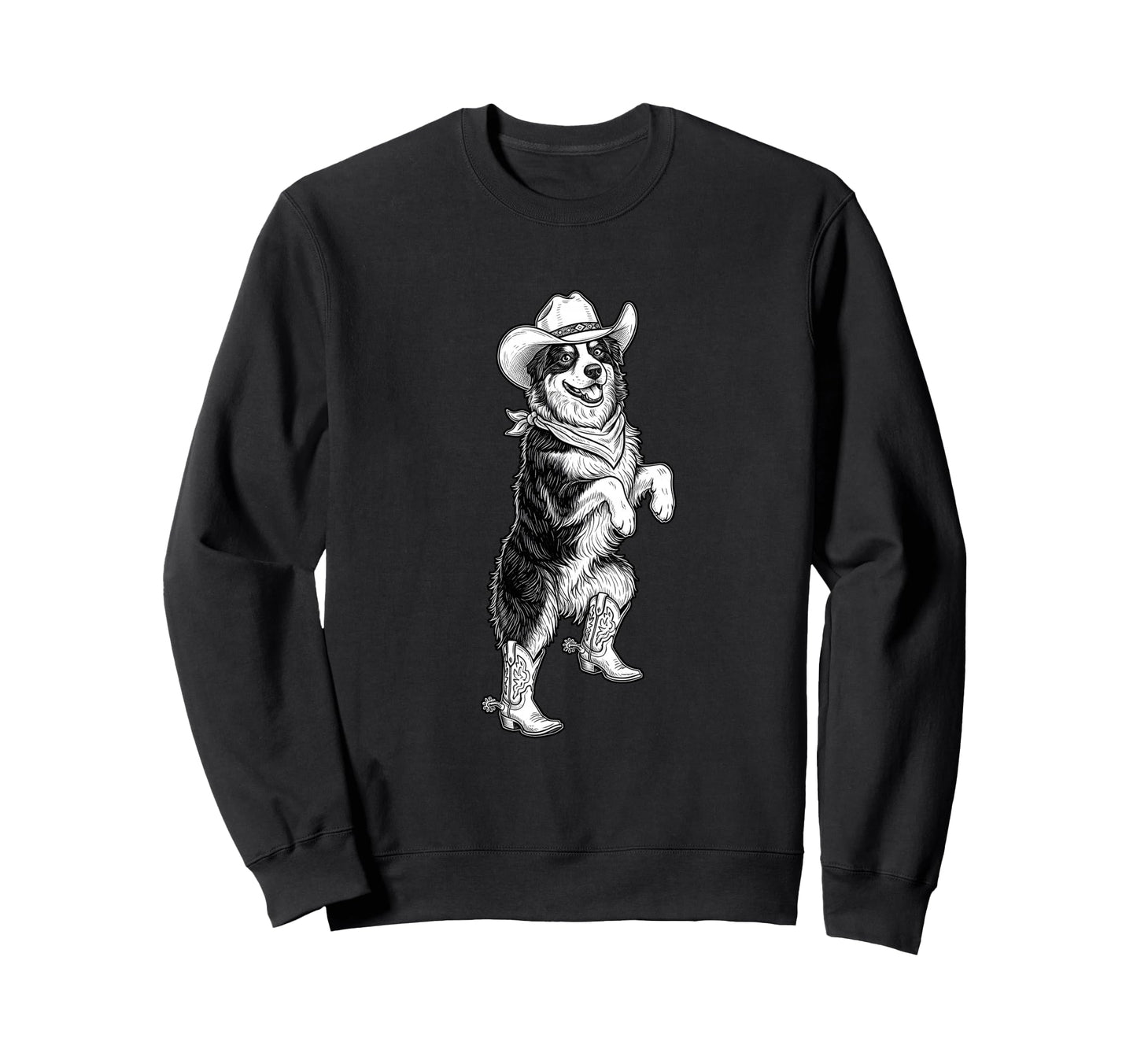 Howdy Australian Shepherd Sweatshirt - Casual Everyday Wear for Adults - T-Shirt, Sweatshirt, Hoodie