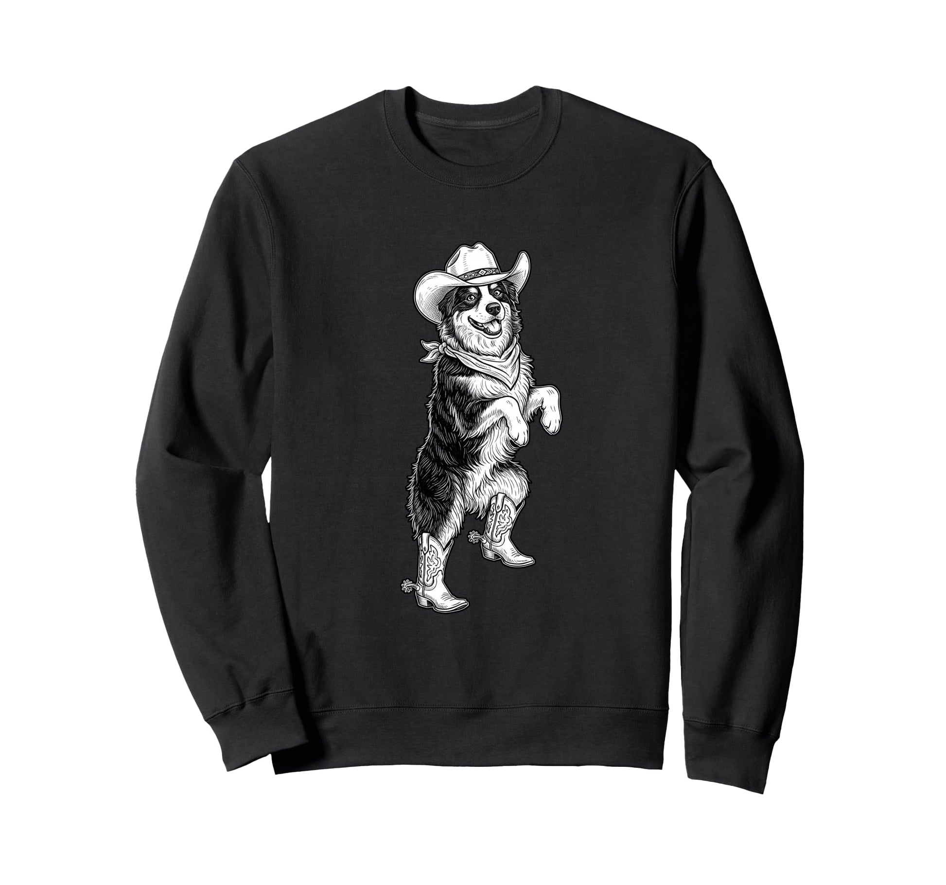 Howdy Australian Shepherd Sweatshirt - Casual Everyday Wear for Adults - T-Shirt, Sweatshirt, Hoodie