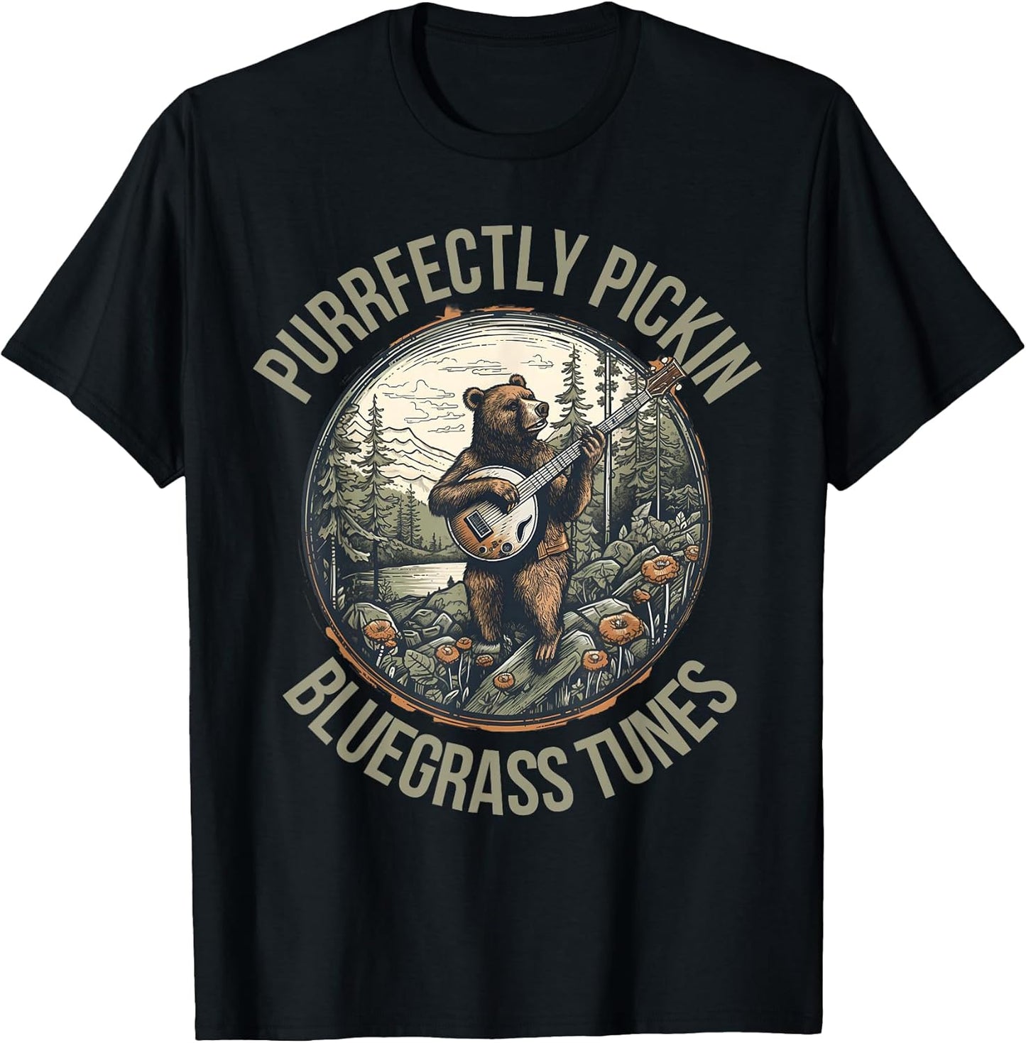 Retro Bluegrass Art Clothing Apparel Merch Shop - Adult & Kids T-Shirts, Sweatshirts & Hoodies apparel design preview 1