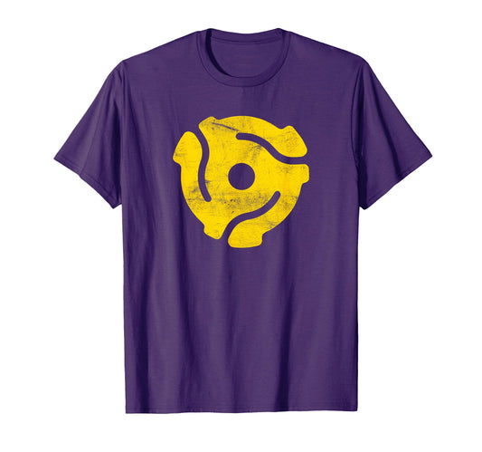45 Record Adaptor 45 Rpm Adaptor 45 T-Shirt - Custom Art Print Men Women - T-Shirt, Sweatshirt, Hoodie