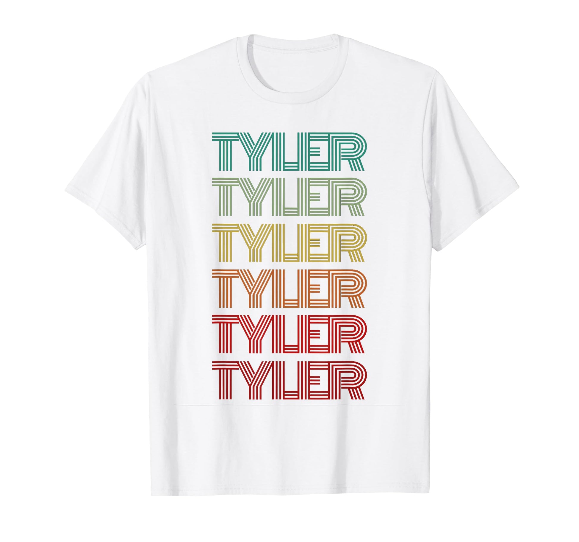 First Name Tyler Personalized T-Shirt - Minimalist Print for Adults - T-Shirt, Sweatshirt, Hoodie
