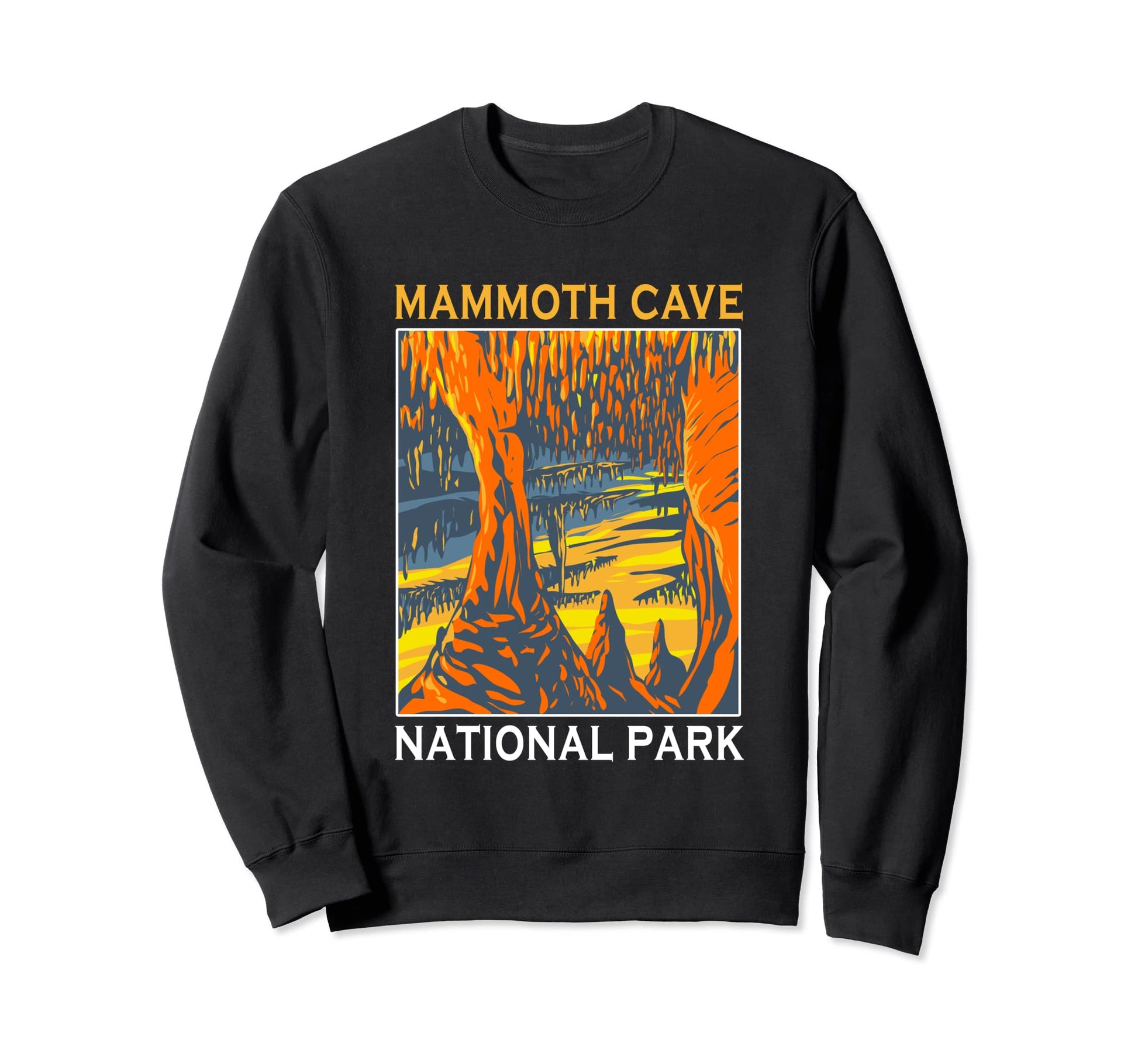 Mammoth Cave National Park Sweatshirt - Fun Novelty Design for Adults - T-Shirt, Sweatshirt, Hoodie