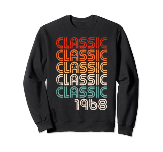 1968 Rainbow Born 1968 Sweatshirt - Casual Everyday Wear Men Women - T-Shirt, Sweatshirt, Hoodie