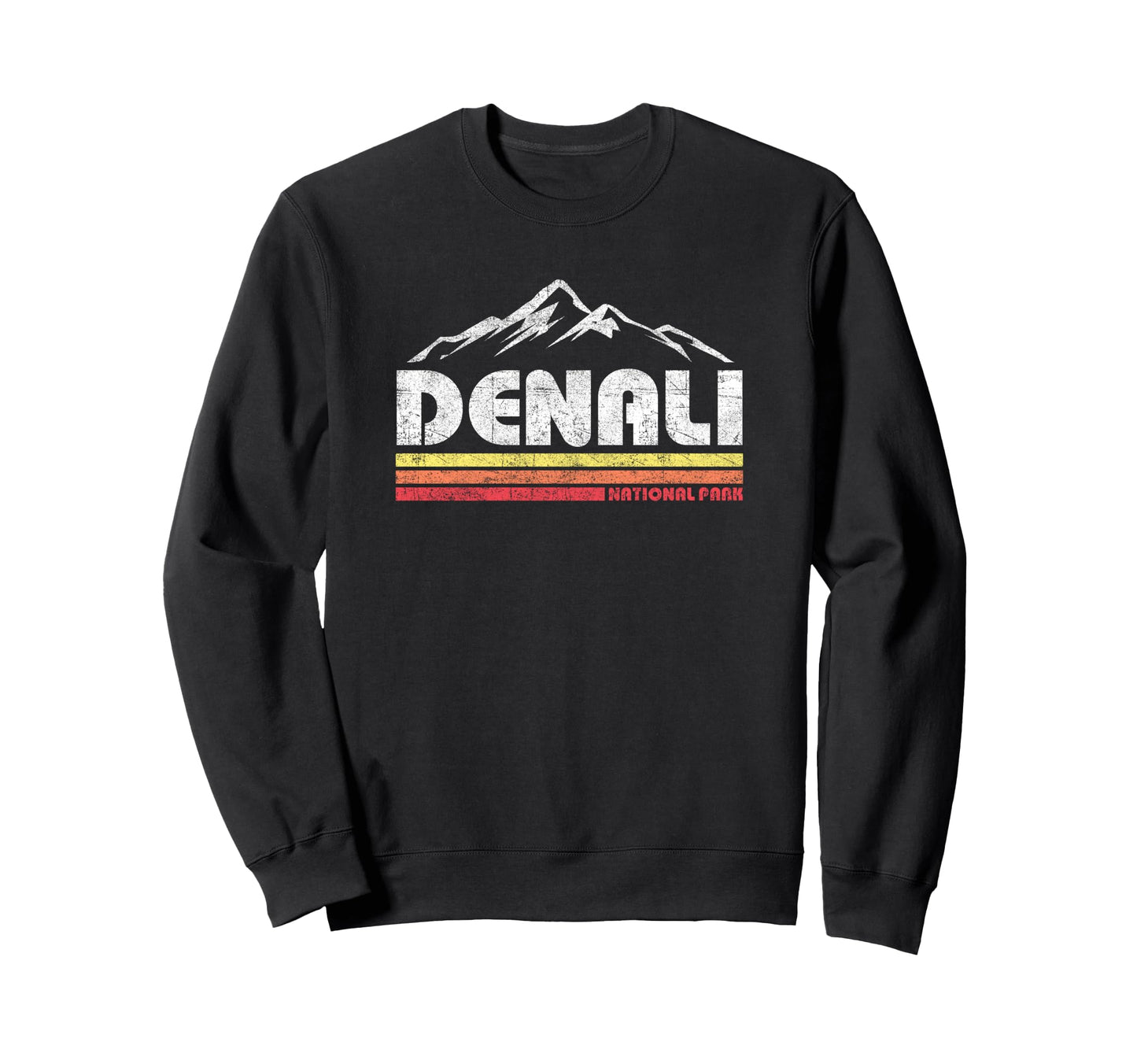 Mt Denali Alaska National Park Sweatshirt - Unique Graphic for Adults - T-Shirt, Sweatshirt, Hoodie