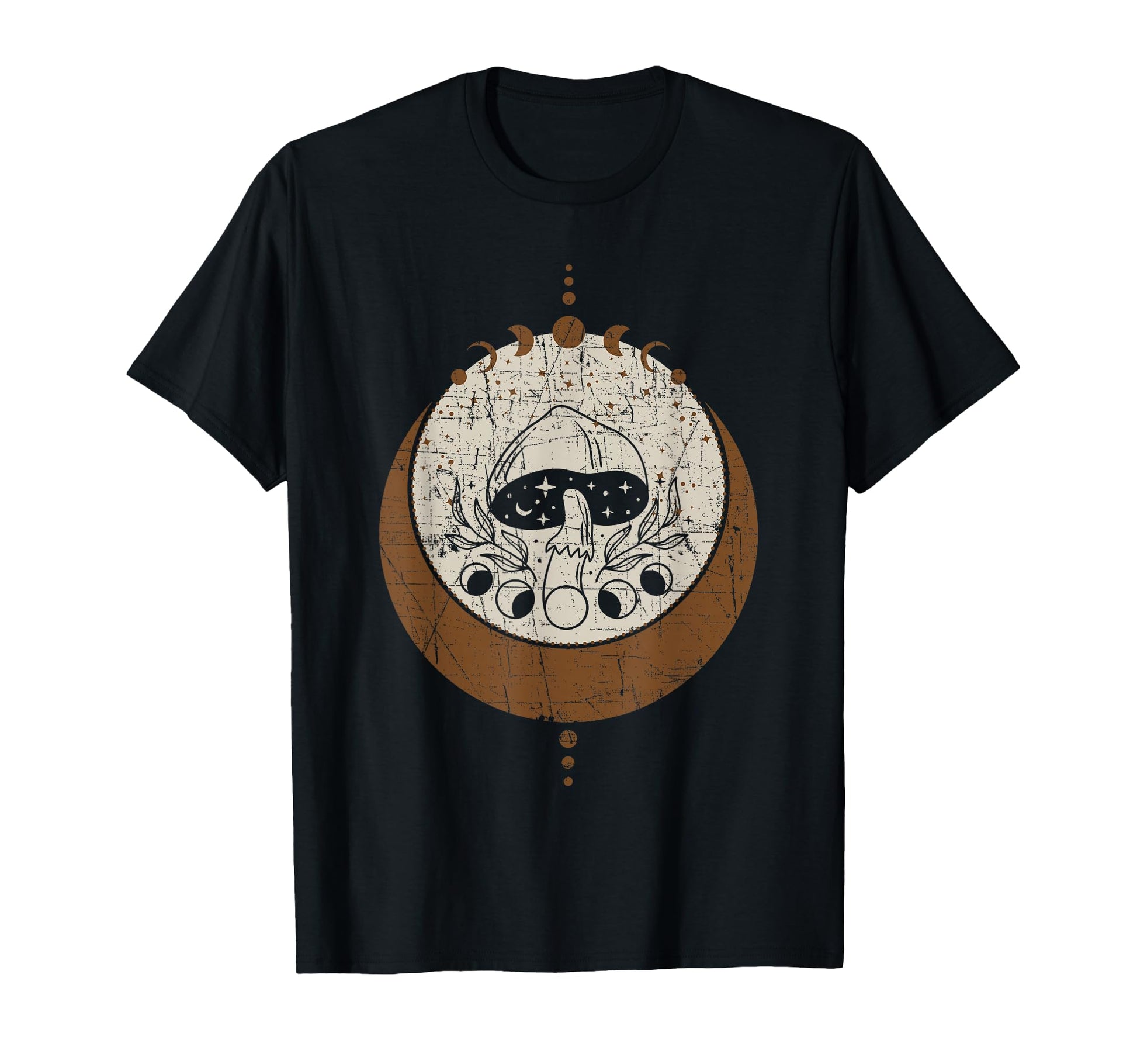 Distressed Mushroom Hippie Old T-Shirt - Novelty Apparel Men Women - T-Shirt, Sweatshirt, Hoodie
