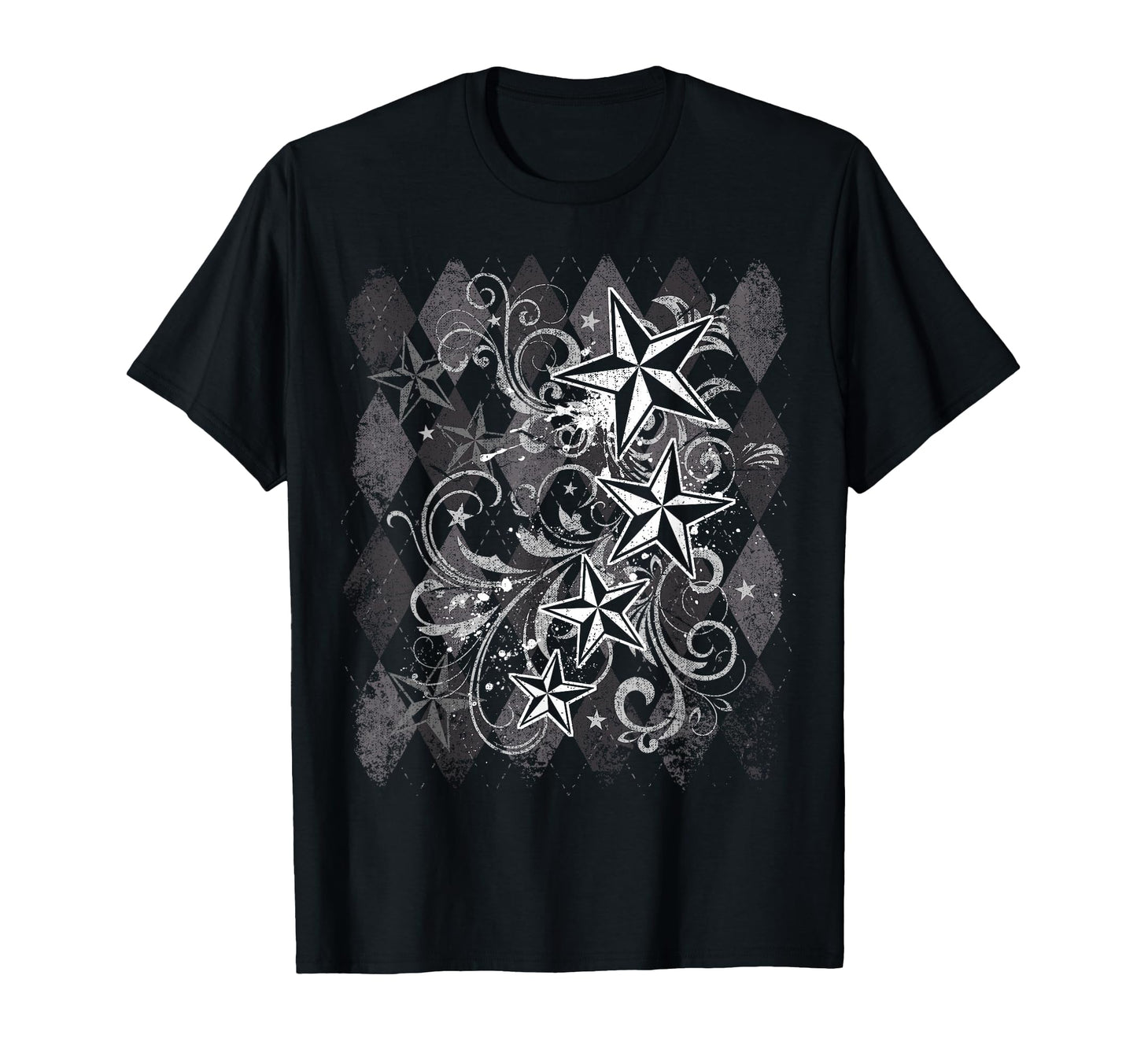 Grunge Y2K Emo 2000S Star Goth Alt T-Shirt - Fun Novelty Design for Adults - T-Shirt, Sweatshirt, Hoodie