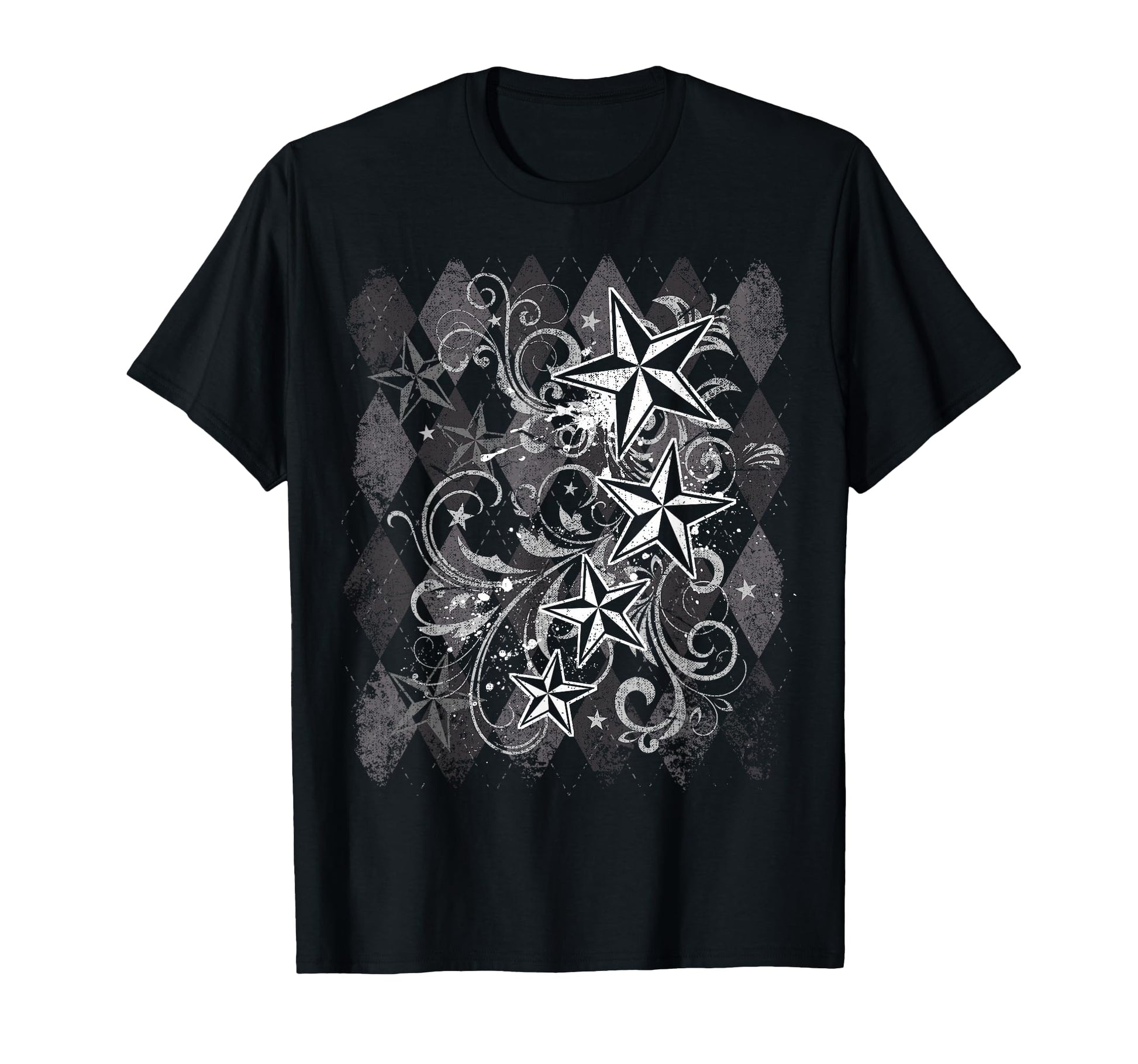 Grunge Y2K Emo 2000S Star Goth Alt T-Shirt - Fun Novelty Design for Adults - T-Shirt, Sweatshirt, Hoodie