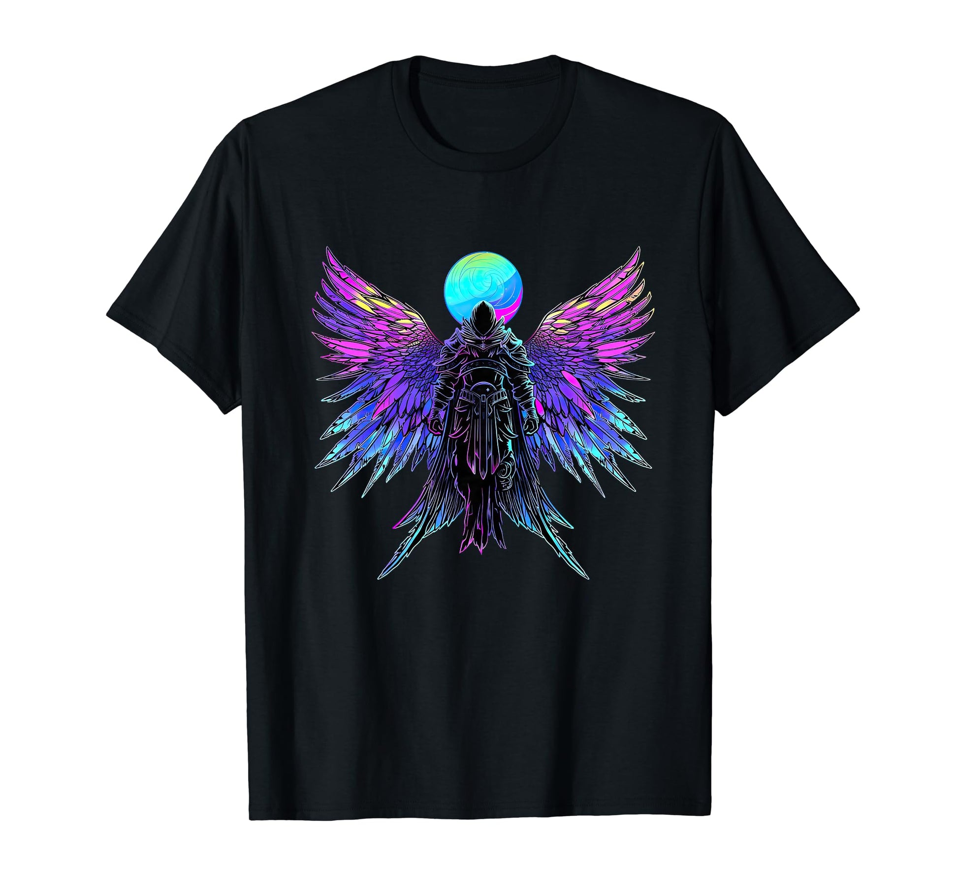 Archangel Michael Vaporwave T-Shirt - Streetwear Style Men Women - T-Shirt, Sweatshirt, Hoodie