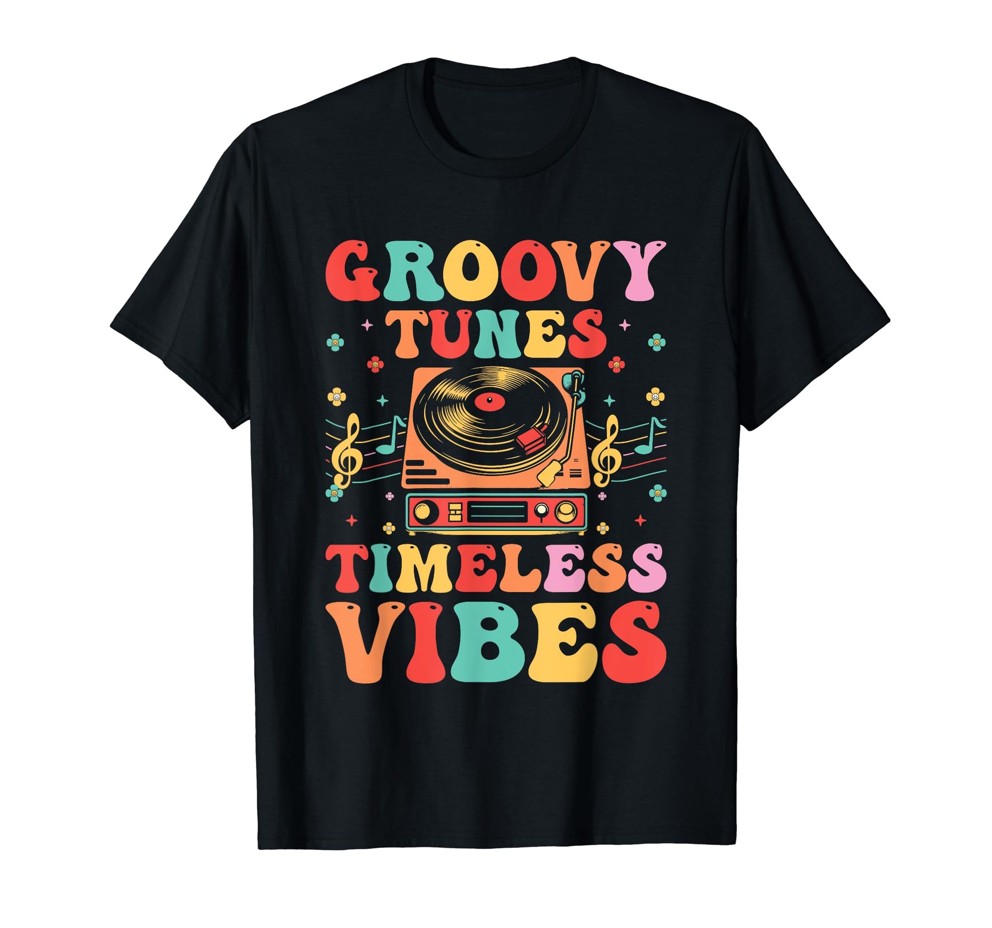 Funny Old School Dj Equipment Table T-Shirt - Unique Graphic for Adults - T-Shirt, Sweatshirt, Hoodie