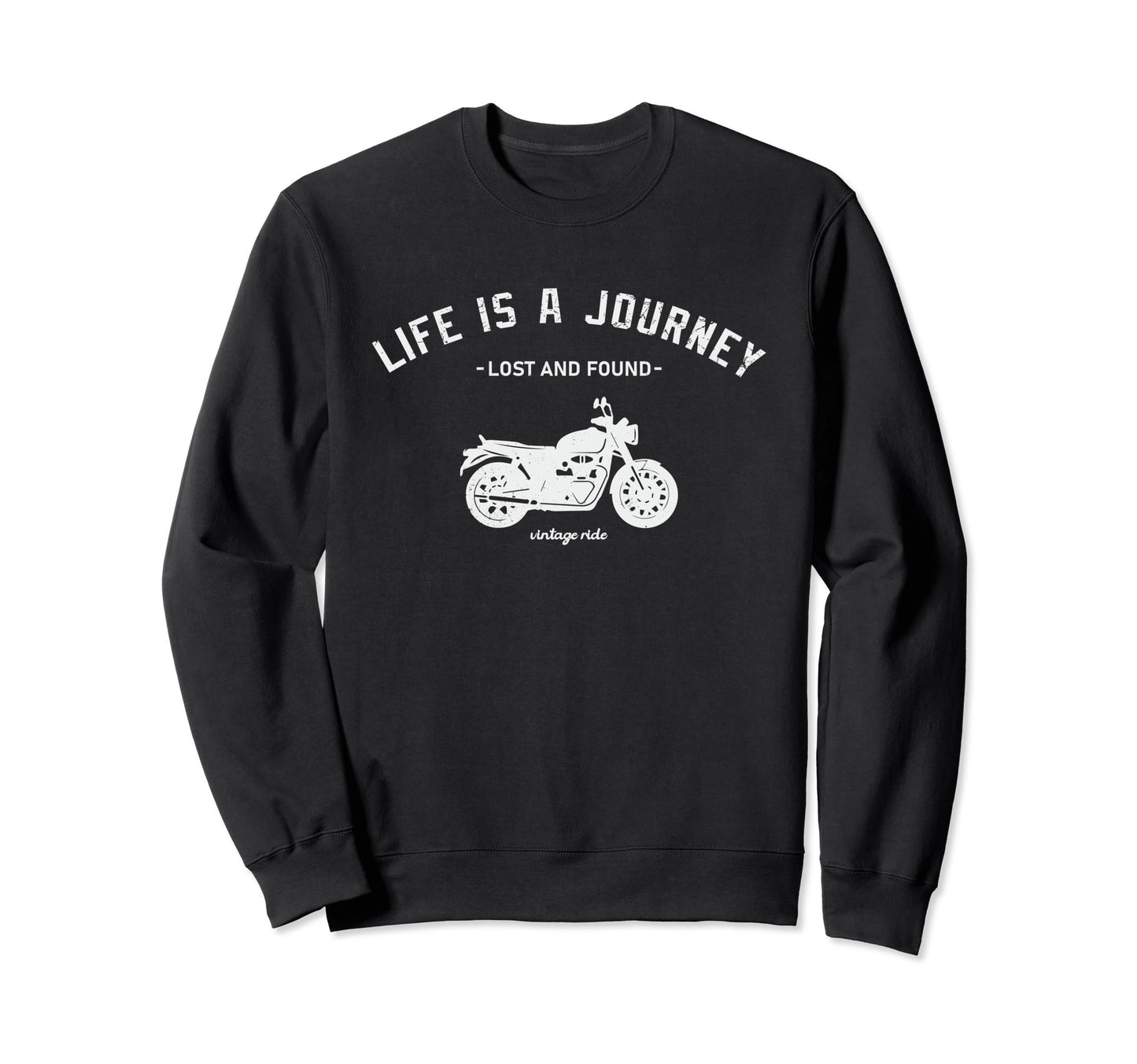 Bike Funny Fashionable Motorcycle Sweatshirt - Graphic Print Men Women - T-Shirt, Sweatshirt, Hoodie