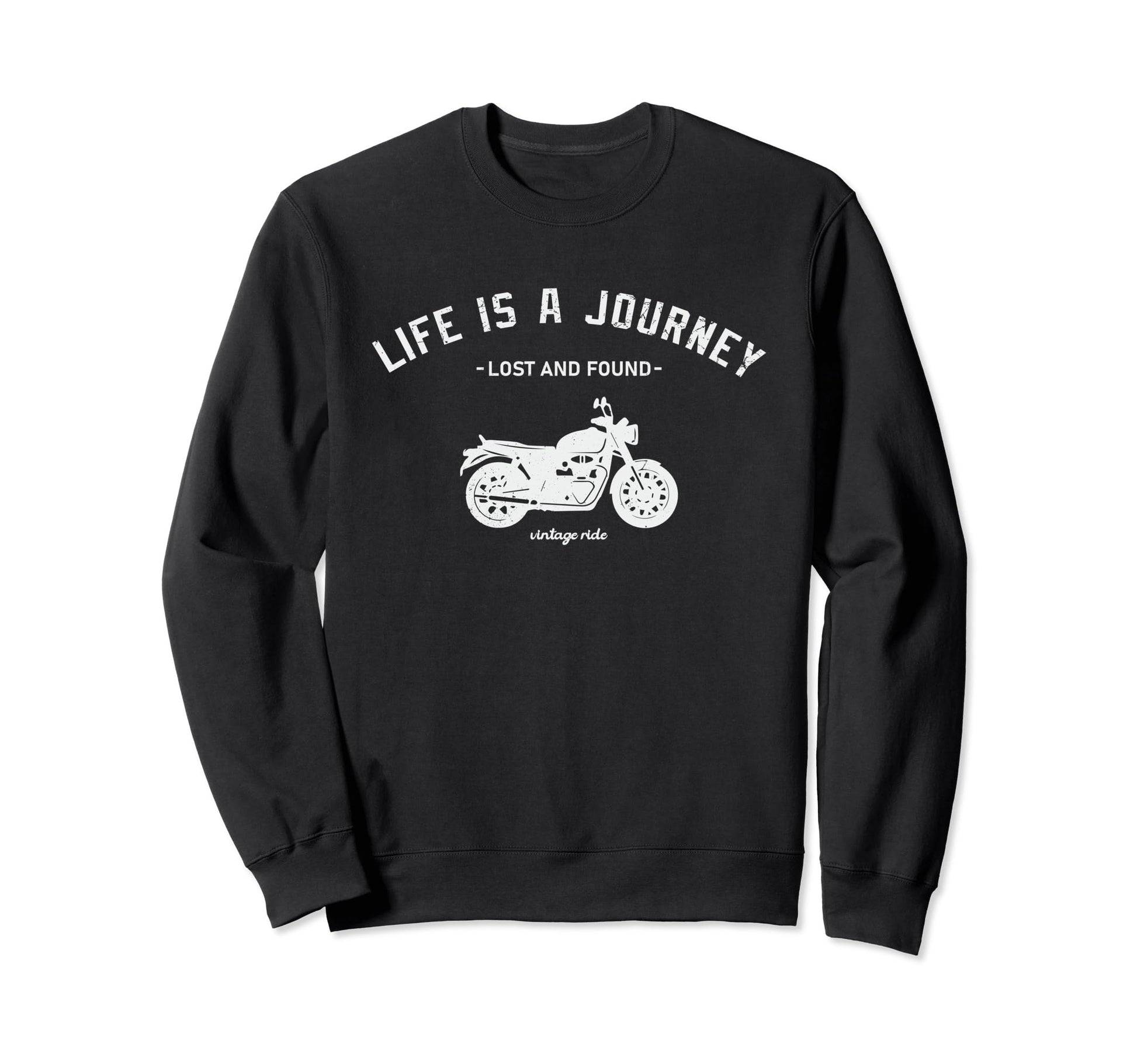 Bike Funny Fashionable Motorcycle Sweatshirt - Graphic Print Men Women - T-Shirt, Sweatshirt, Hoodie