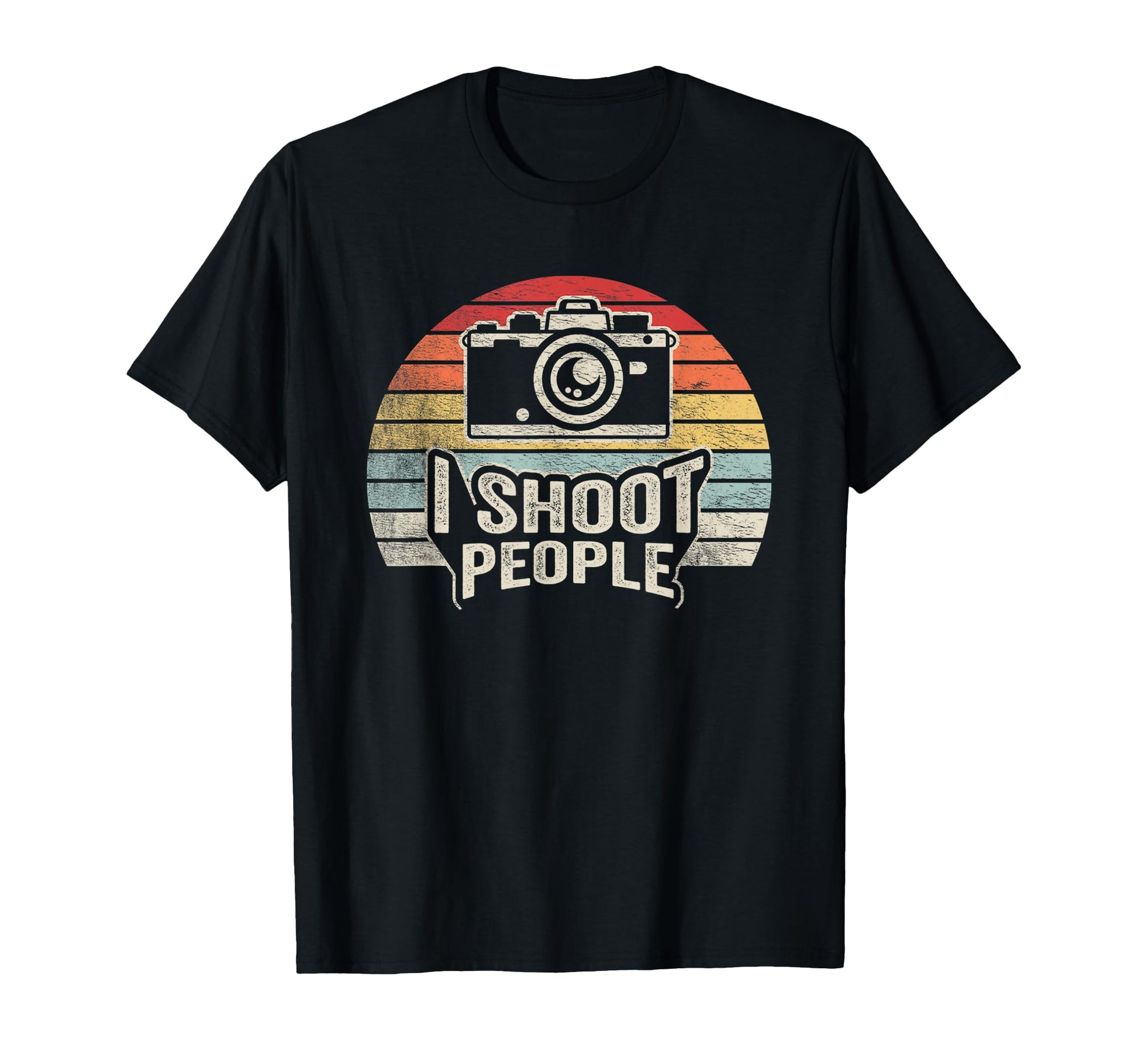 I Shoot People Funny Photographer T-Shirt - Minimalist Print for Adults - T-Shirt, Sweatshirt, Hoodie