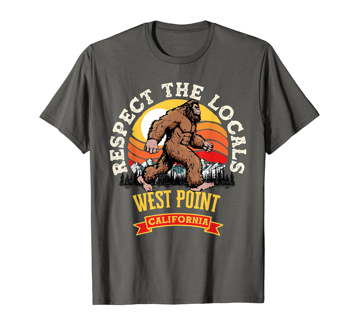 West Point California Respect Locals T-Shirt - Minimalist Print Unisex - T-Shirt, Sweatshirt, Hoodie