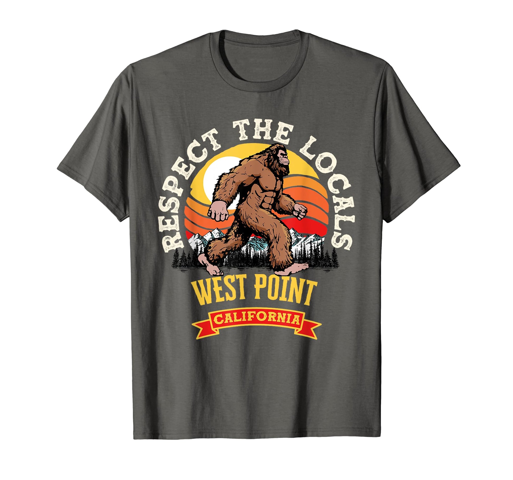 West Point California Respect Locals T-Shirt - Minimalist Print Unisex - T-Shirt, Sweatshirt, Hoodie