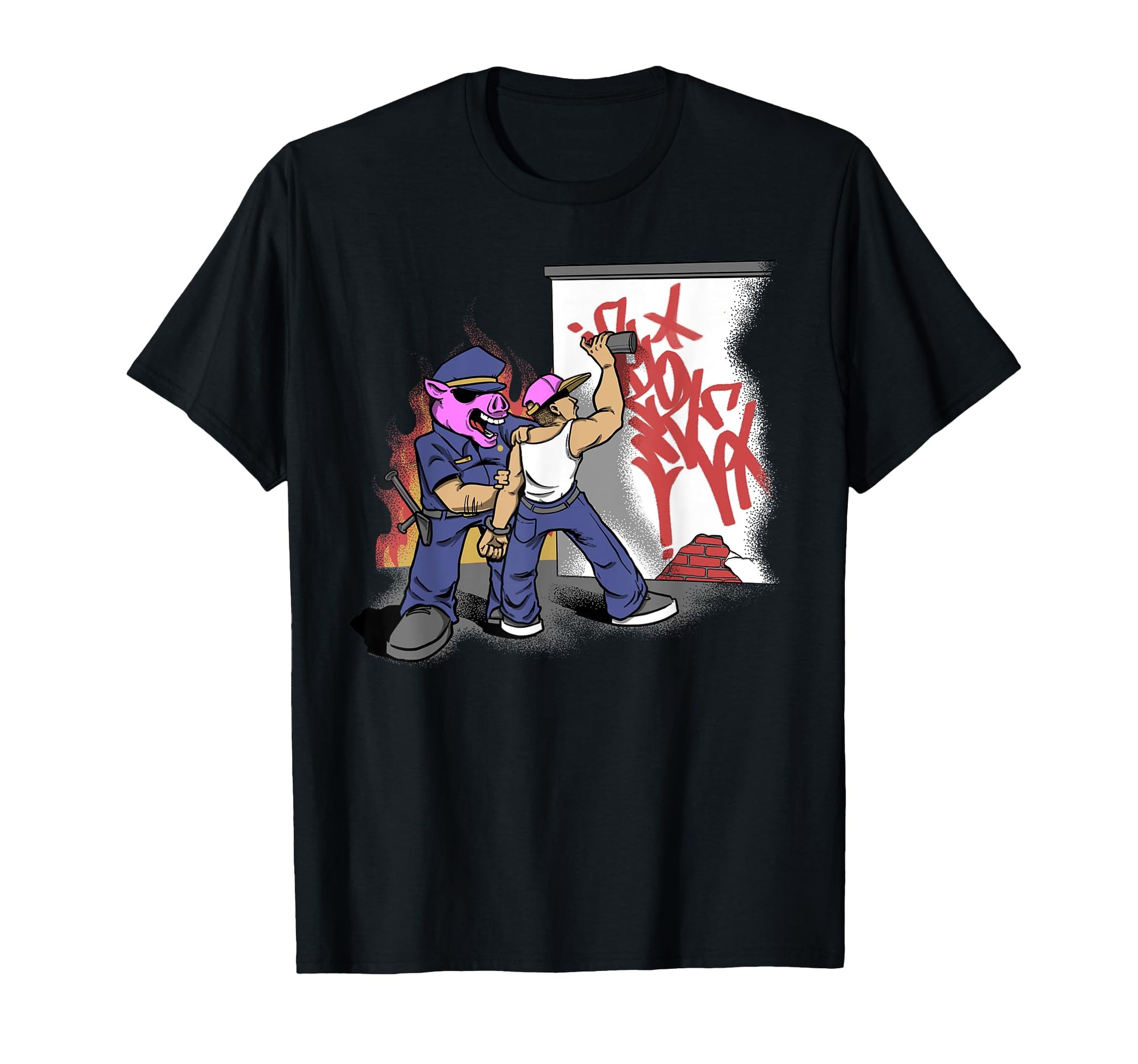 Graffiti 90S Hip Hop Bboy T-Shirt - Casual Everyday Wear for Adults - T-Shirt, Sweatshirt, Hoodie