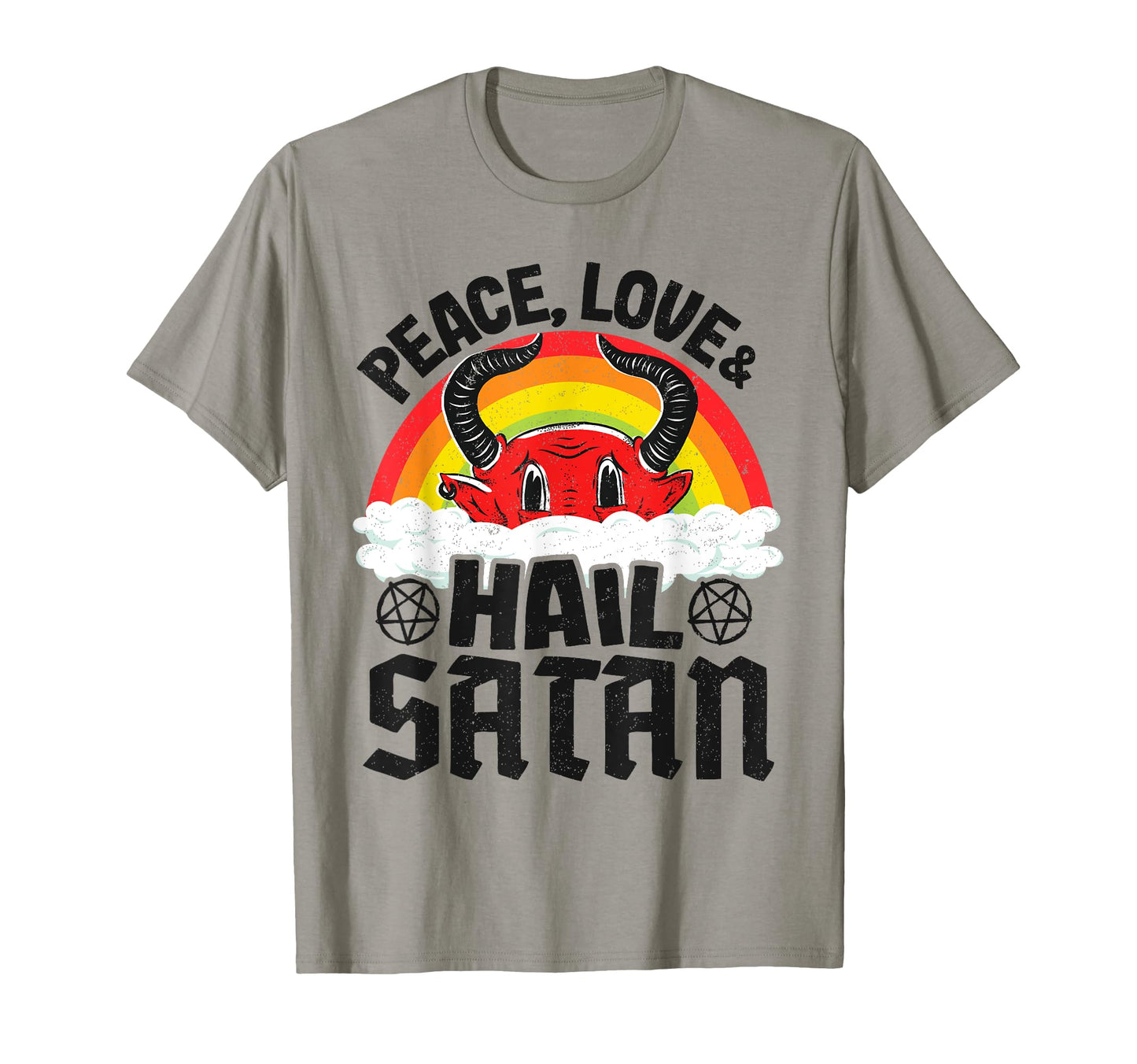 Punk Band Death Metal Rainbow Peace T-Shirt - Fun Novelty Design Unisex - T-Shirt, Sweatshirt, Hoodie