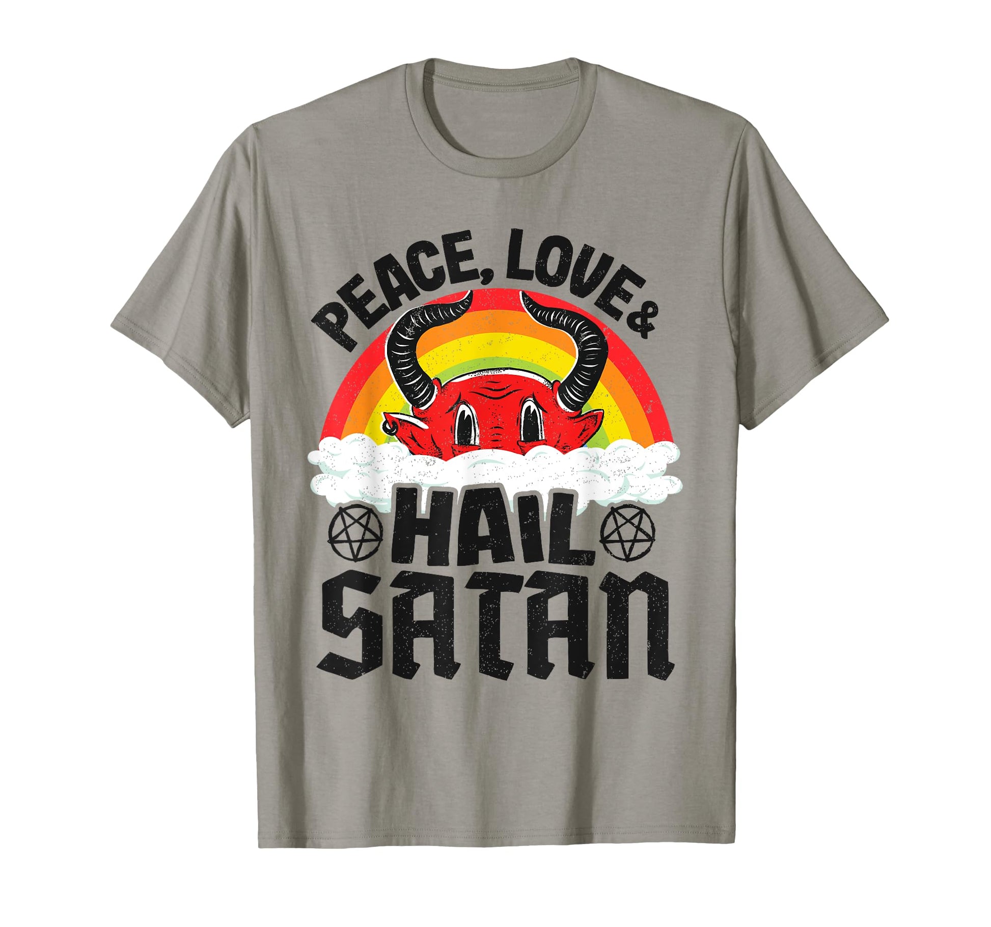 Punk Band Death Metal Rainbow Peace T-Shirt - Fun Novelty Design Unisex - T-Shirt, Sweatshirt, Hoodie