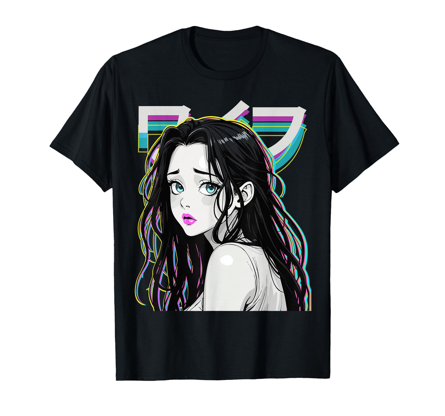 Anime Waifu Japanese Aesthetic Kawaii T-Shirt - Unique Graphic Unisex - T-Shirt, Sweatshirt, Hoodie