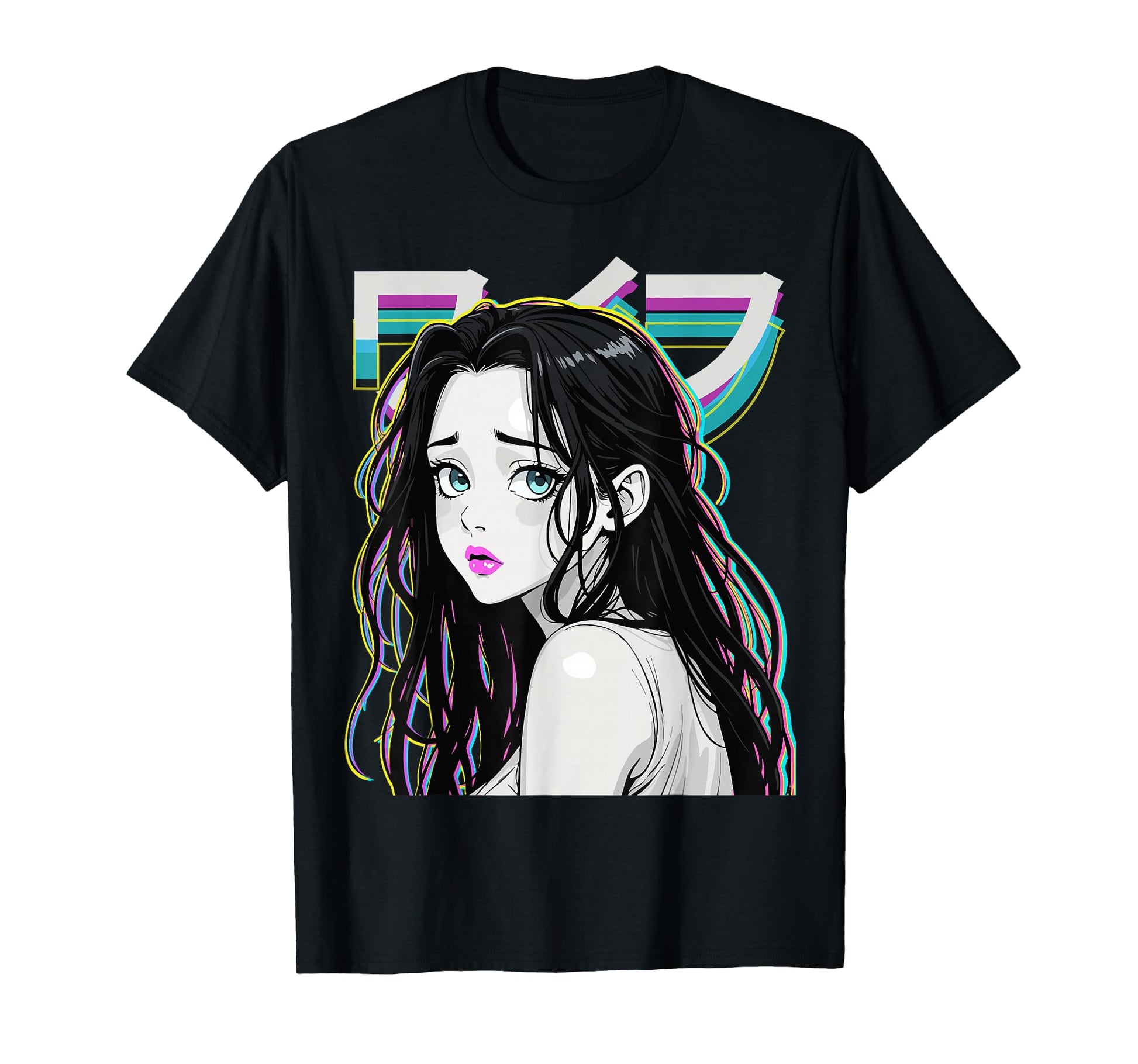 Anime Waifu Japanese Aesthetic Kawaii T-Shirt - Unique Graphic Unisex - T-Shirt, Sweatshirt, Hoodie