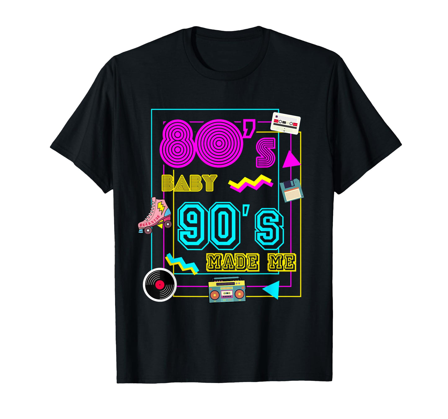 1980S 80S 1990S 90S Outfit Costume T-Shirt - Casual Everyday Wear Unisex - T-Shirt, Sweatshirt, Hoodie