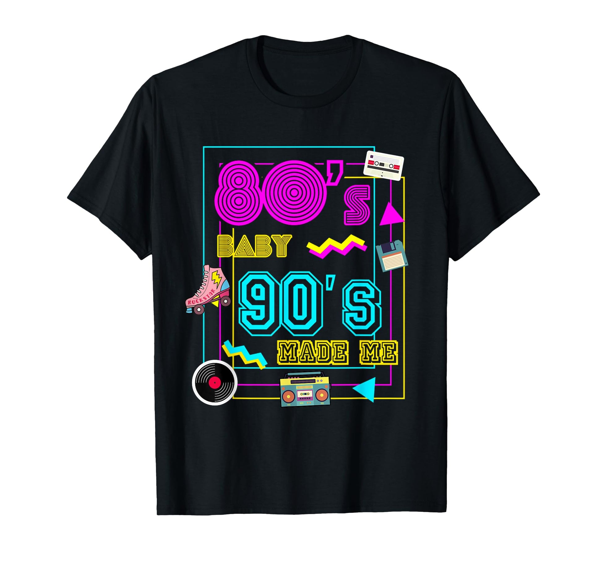 1980S 80S 1990S 90S Outfit Costume T-Shirt - Casual Everyday Wear Unisex - T-Shirt, Sweatshirt, Hoodie