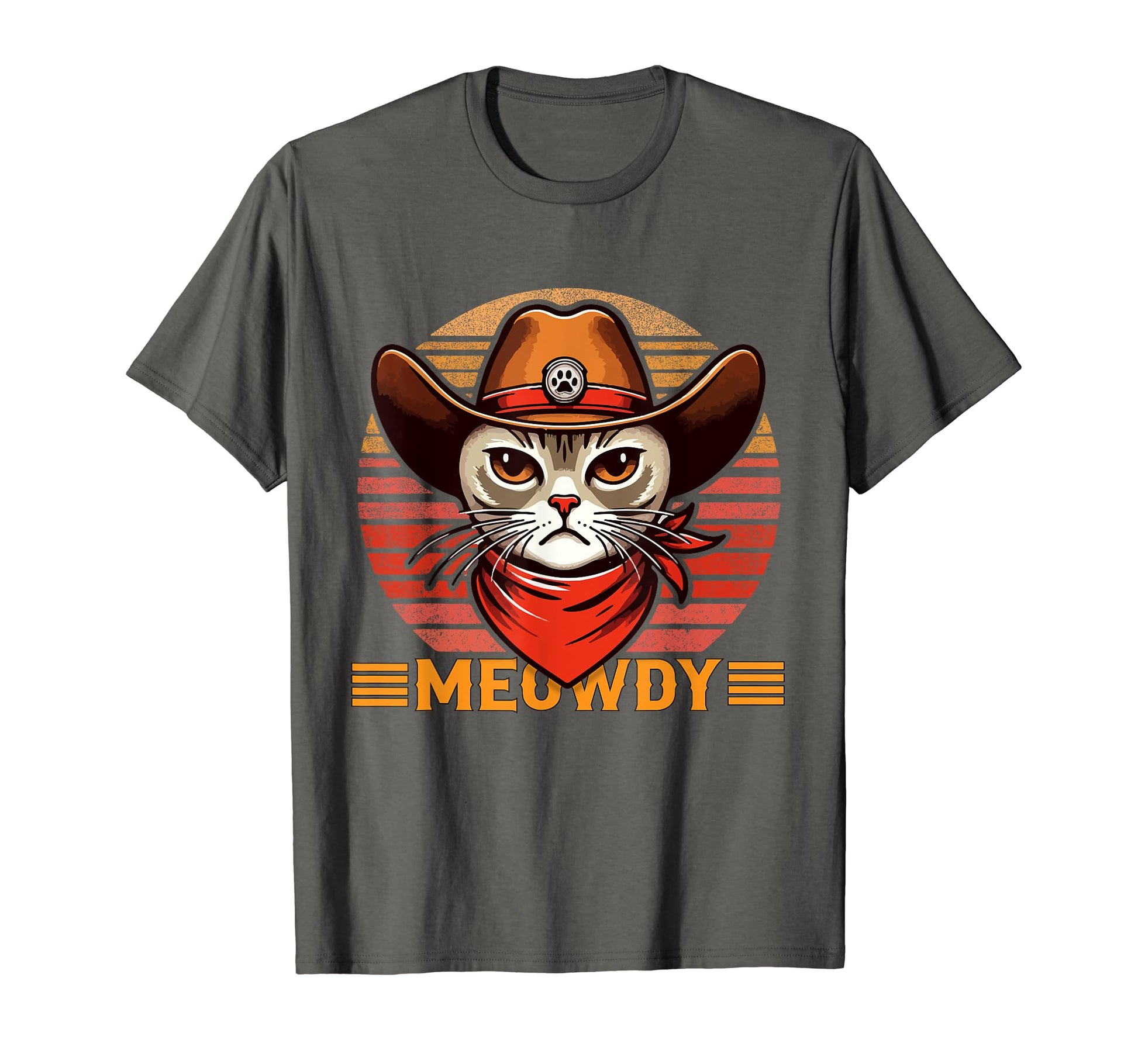 Meowdy Cat Cowboy Family Pyjama T-Shirt - Novelty Apparel Men Women - T-Shirt, Sweatshirt, Hoodie