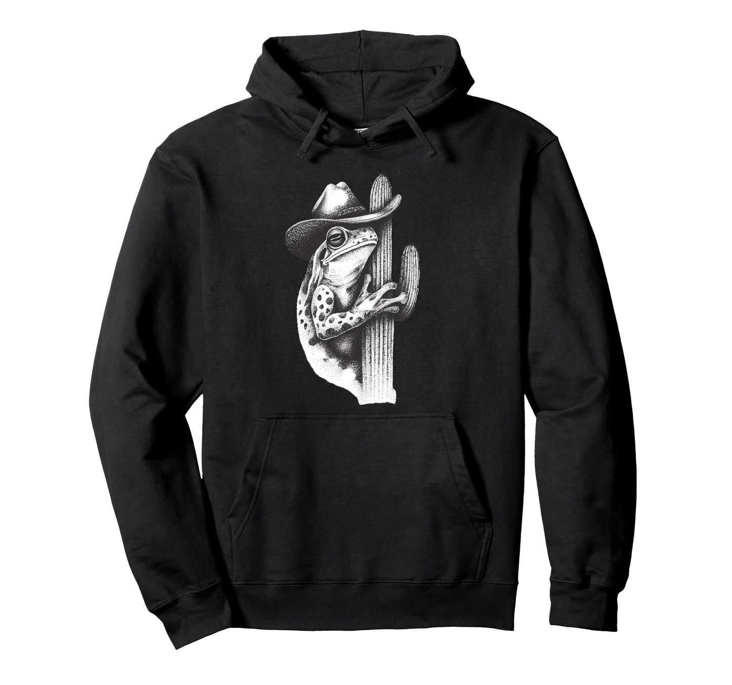 Frog Cowboy Toad Rodeo Cowgirl Western Hoodie - Custom Art Print Men Women - T-Shirt, Sweatshirt, Hoodie