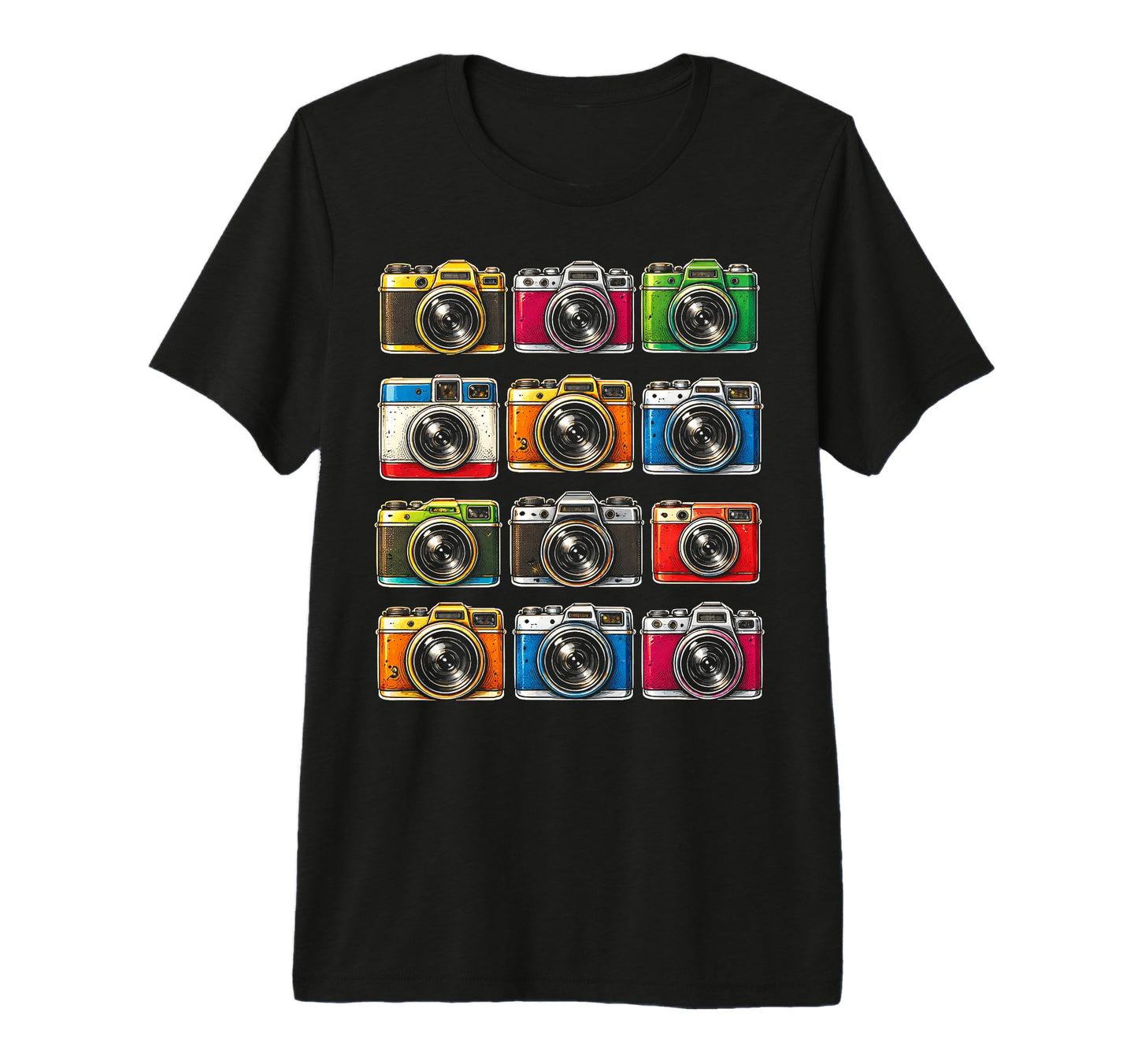 Cameras Photographer Collection T-Shirt - Novelty Apparel Men Women - T-Shirt, Sweatshirt, Hoodie
