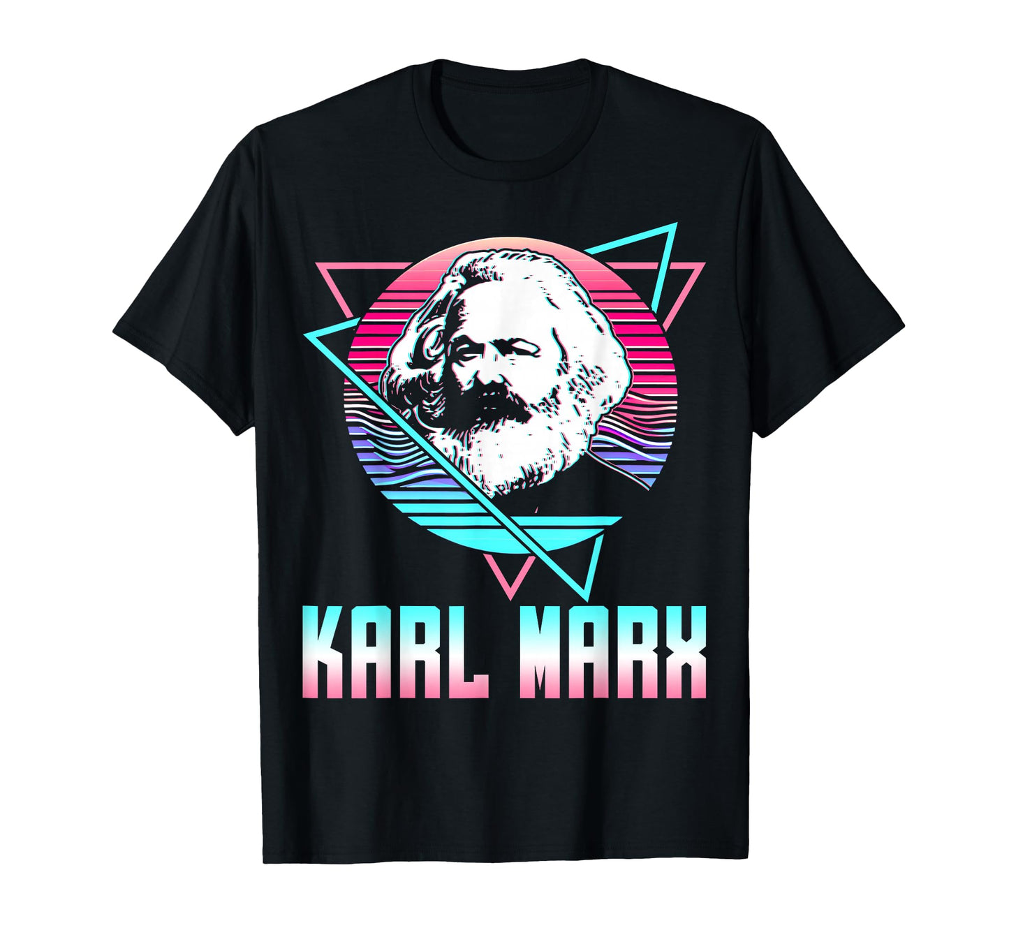 Karl Marx Communism Communist Vaporwave T-Shirt - Aesthetic Graphic Unisex - T-Shirt, Sweatshirt, Hoodie