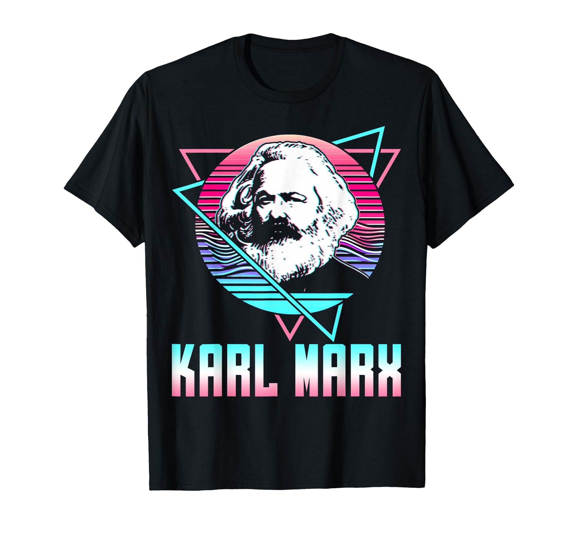 Karl Marx Communism Communist Vaporwave T-Shirt - Aesthetic Graphic Unisex - T-Shirt, Sweatshirt, Hoodie