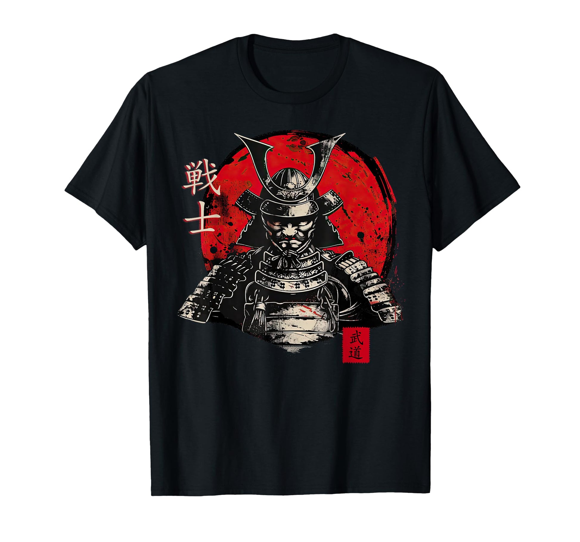 Bushido Warrior Japanese Samurai T-Shirt - Fun Novelty Design for Adults - T-Shirt, Sweatshirt, Hoodie