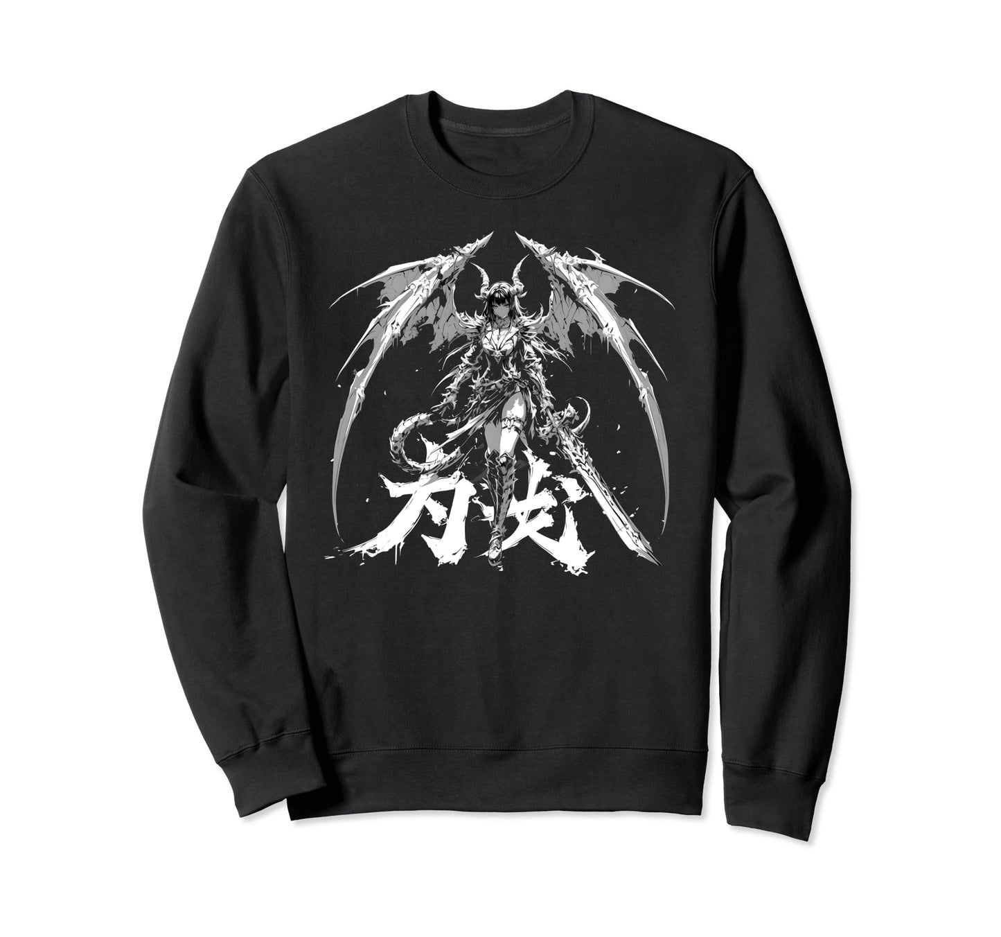 Goth Grunge Demon Anime Waifu Sweatshirt - Novelty Apparel Men Women - T-Shirt, Sweatshirt, Hoodie