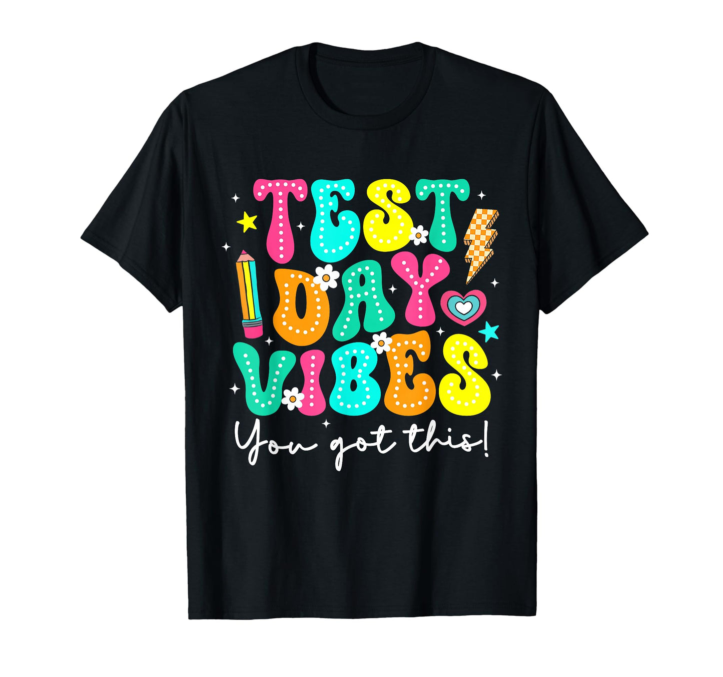 Test Day Vibes State Testing T-Shirt - Minimalist Print Men Women - T-Shirt, Sweatshirt, Hoodie